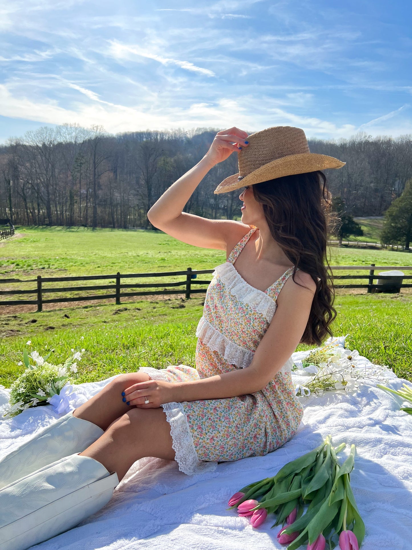 Marking My Time Floral Mini Dress
