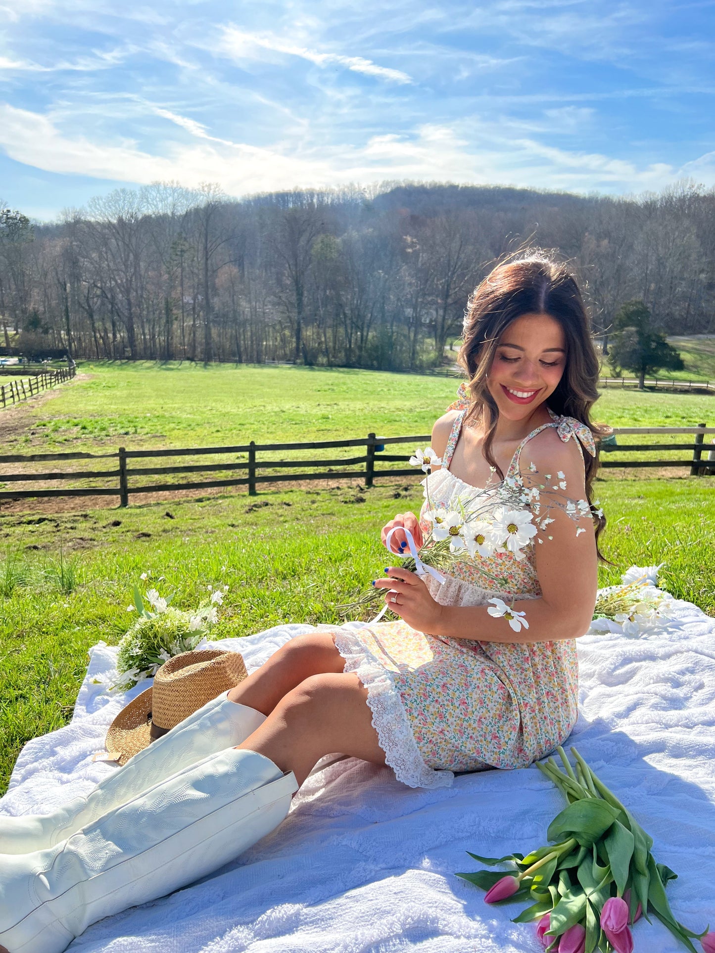 Marking My Time Floral Mini Dress