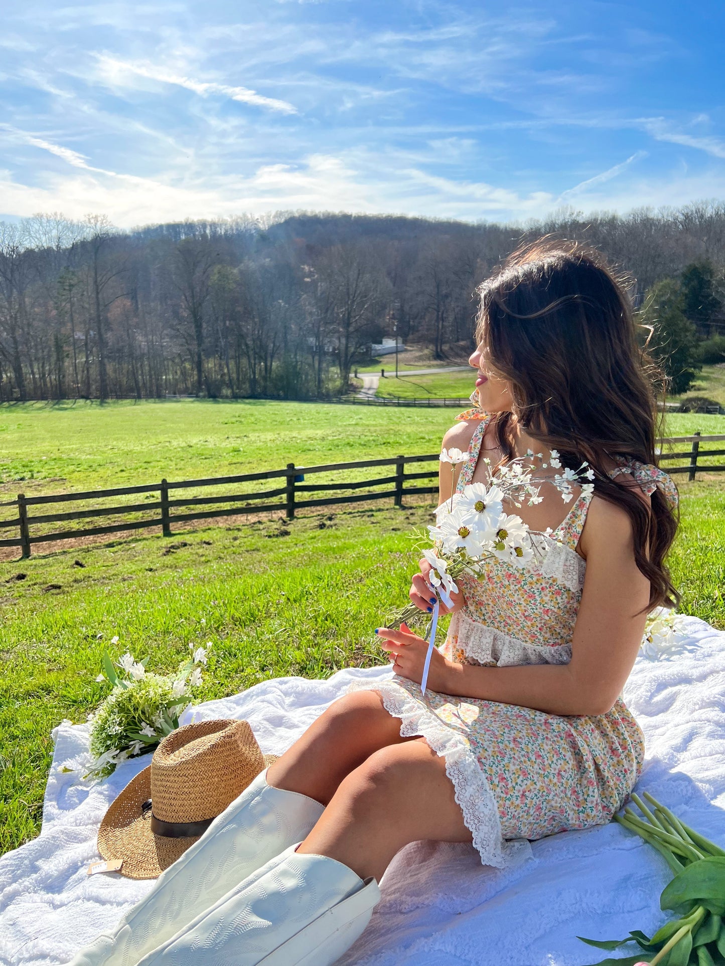Marking My Time Floral Mini Dress