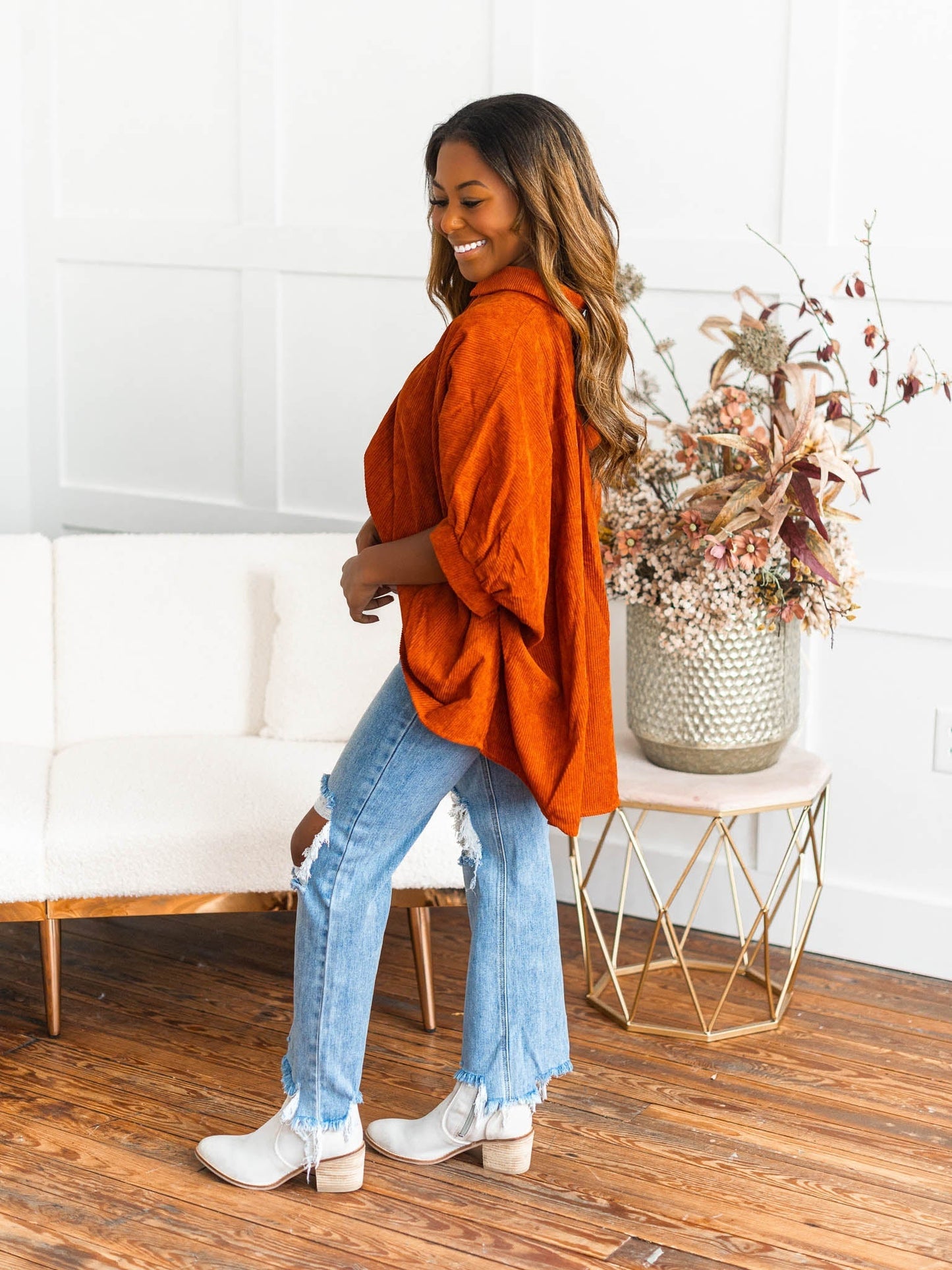 Love You Back Corduroy Top