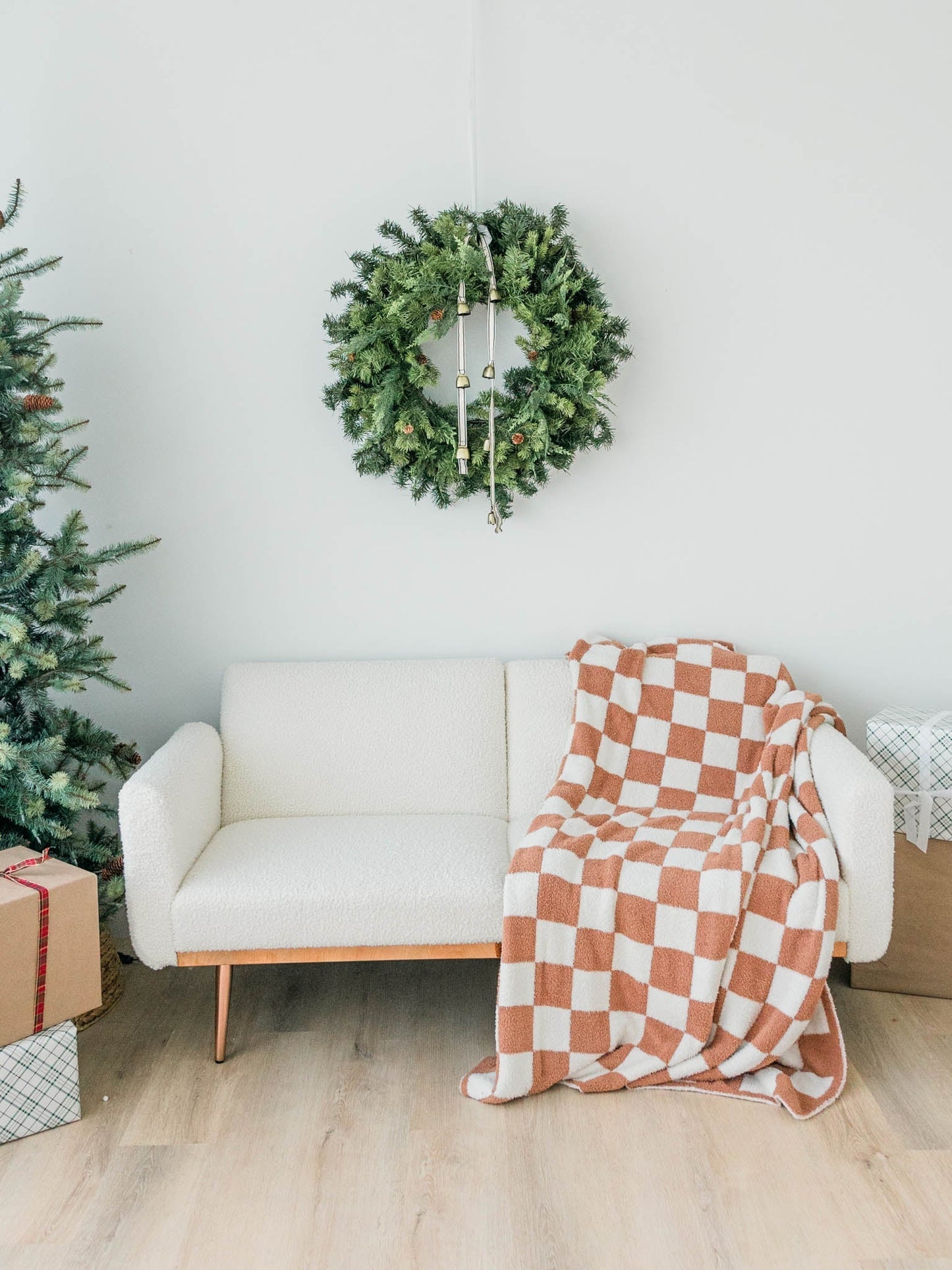 Jumbo Check Plush Blanket