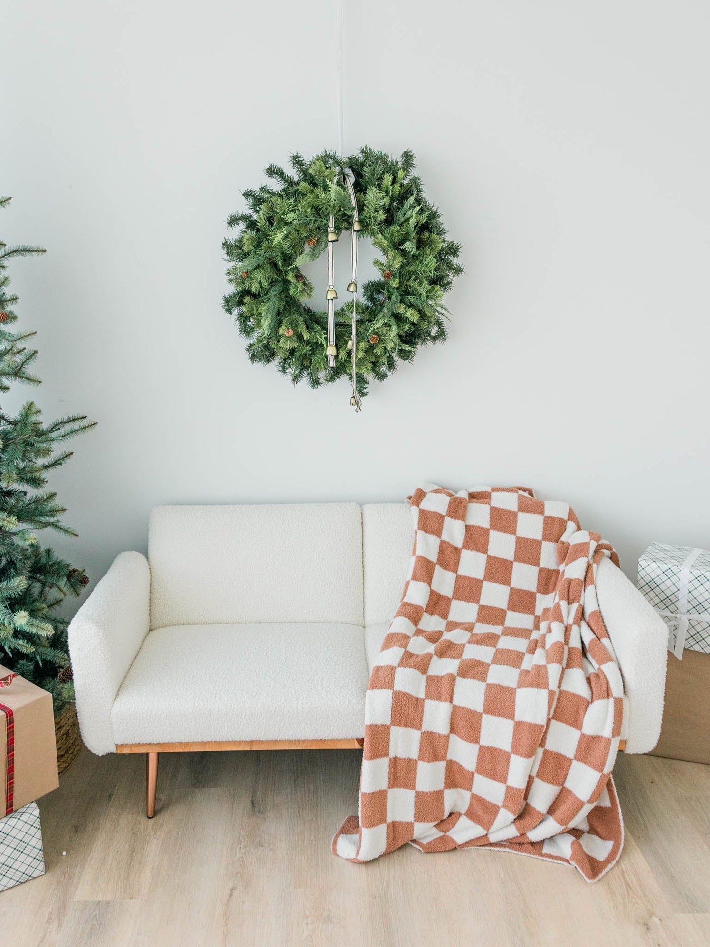 Jumbo Check Plush Blanket