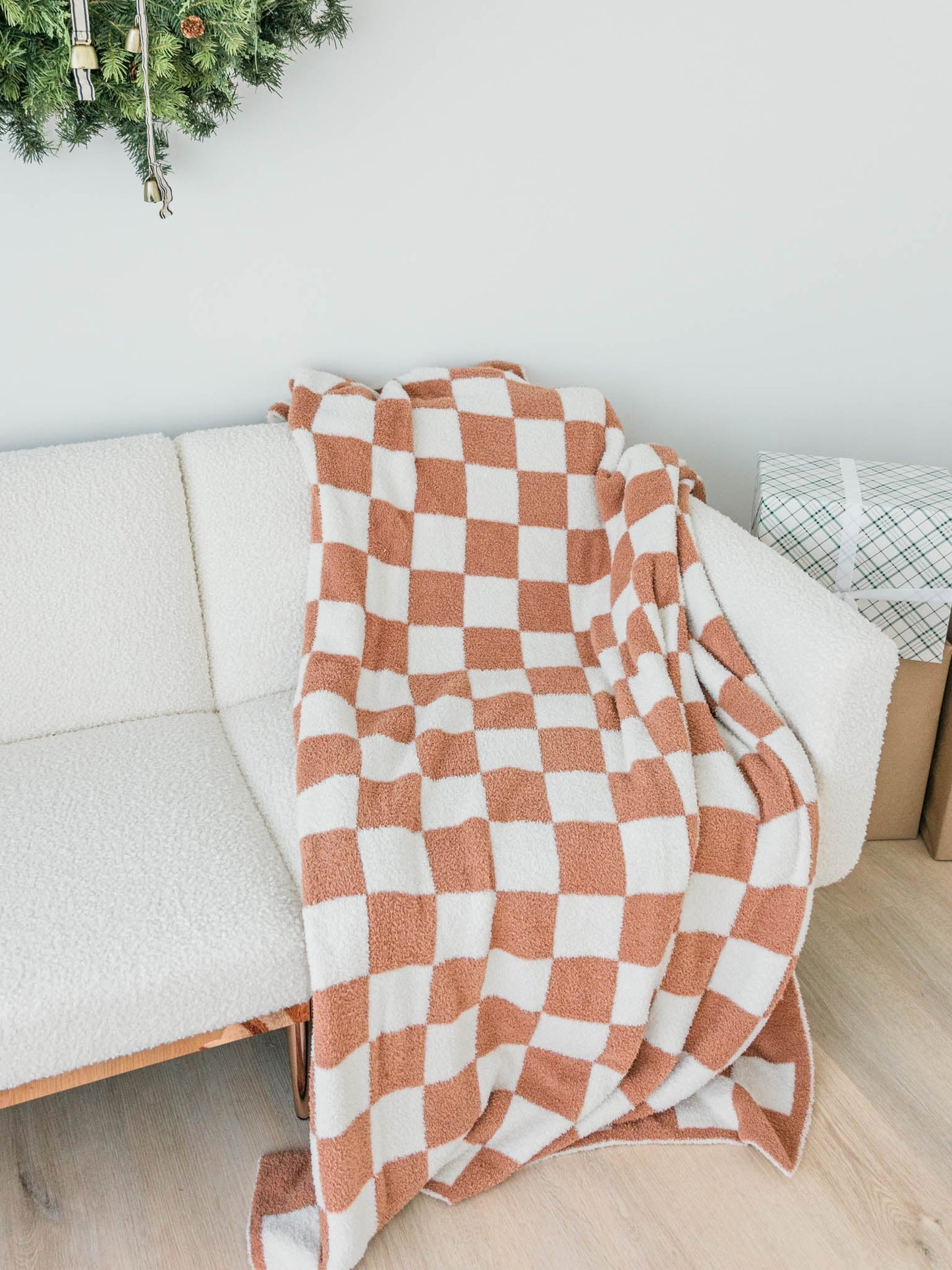 Jumbo Check Plush Blanket