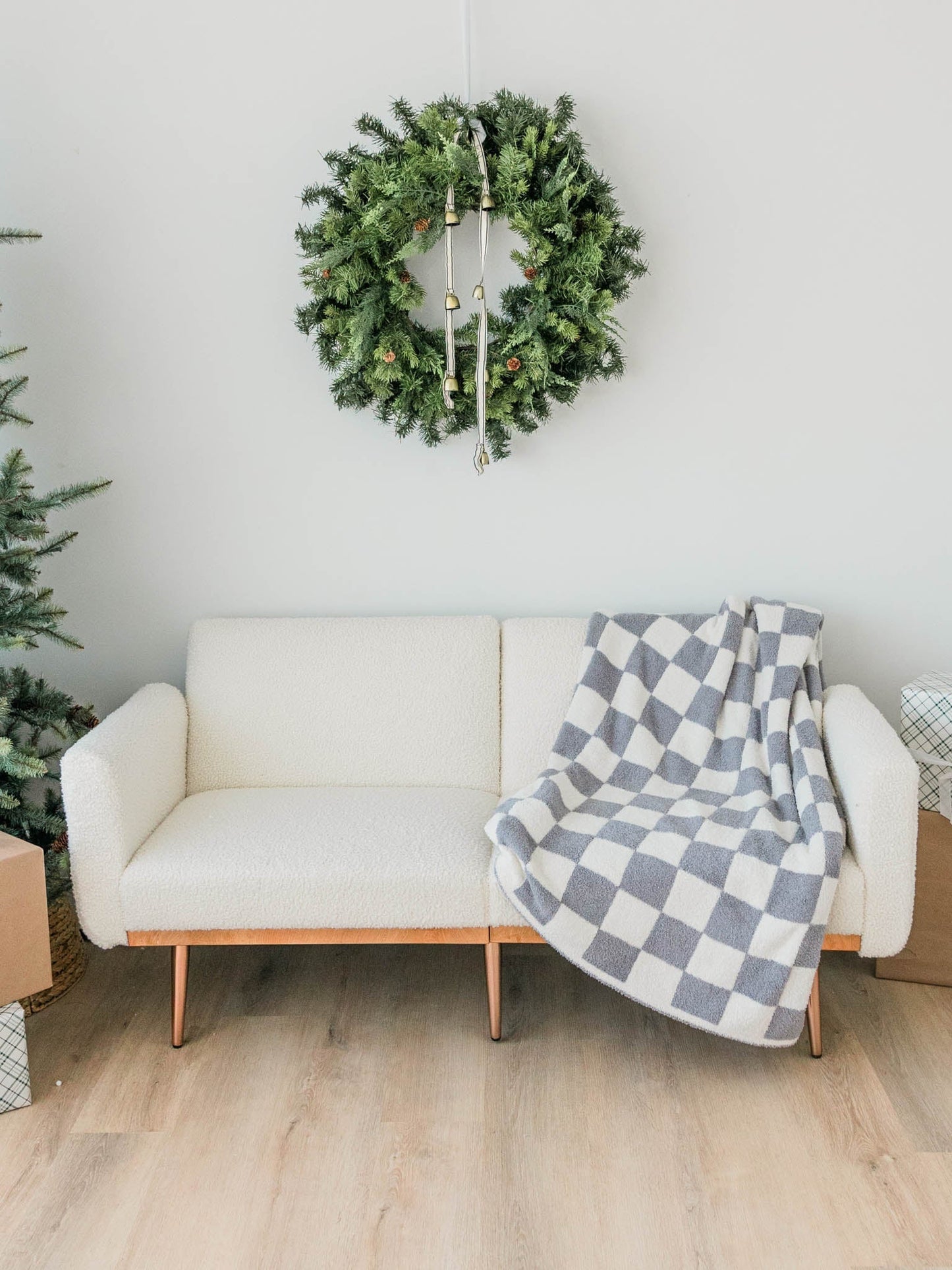 Jumbo Check Plush Blanket