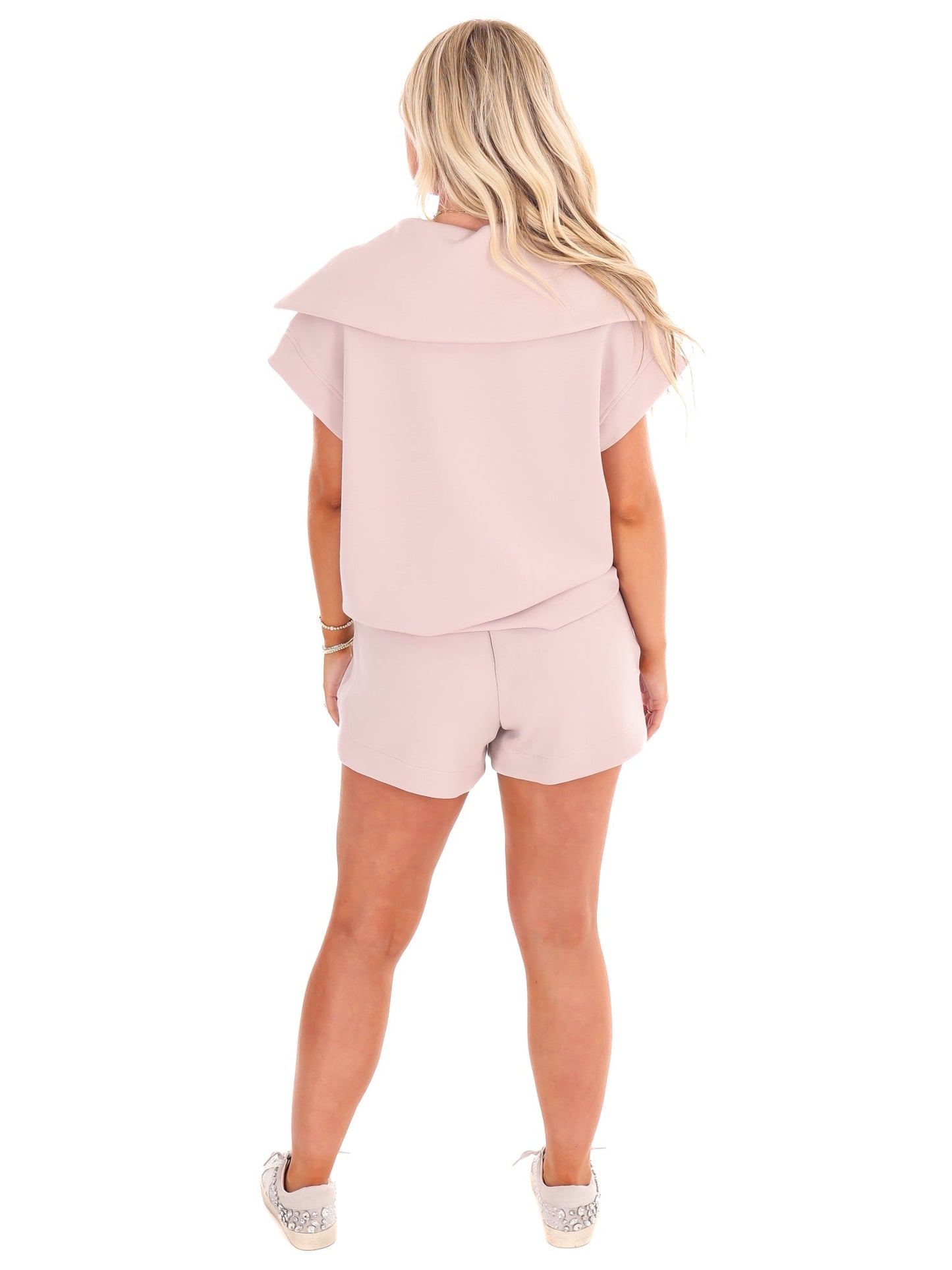 Speak to Me Quarter Zip Top