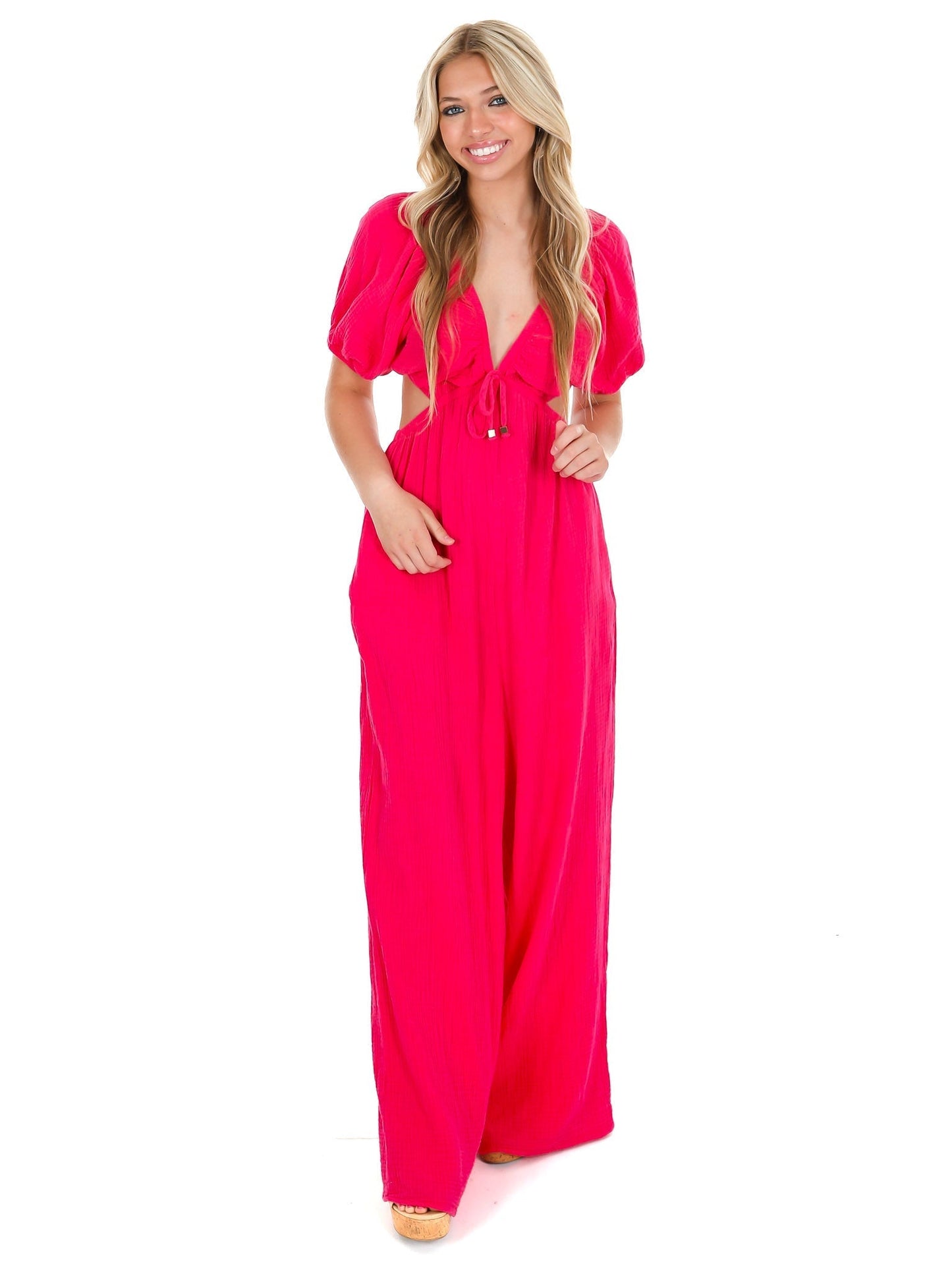 Take Your Chance Cut Out Jumpsuit