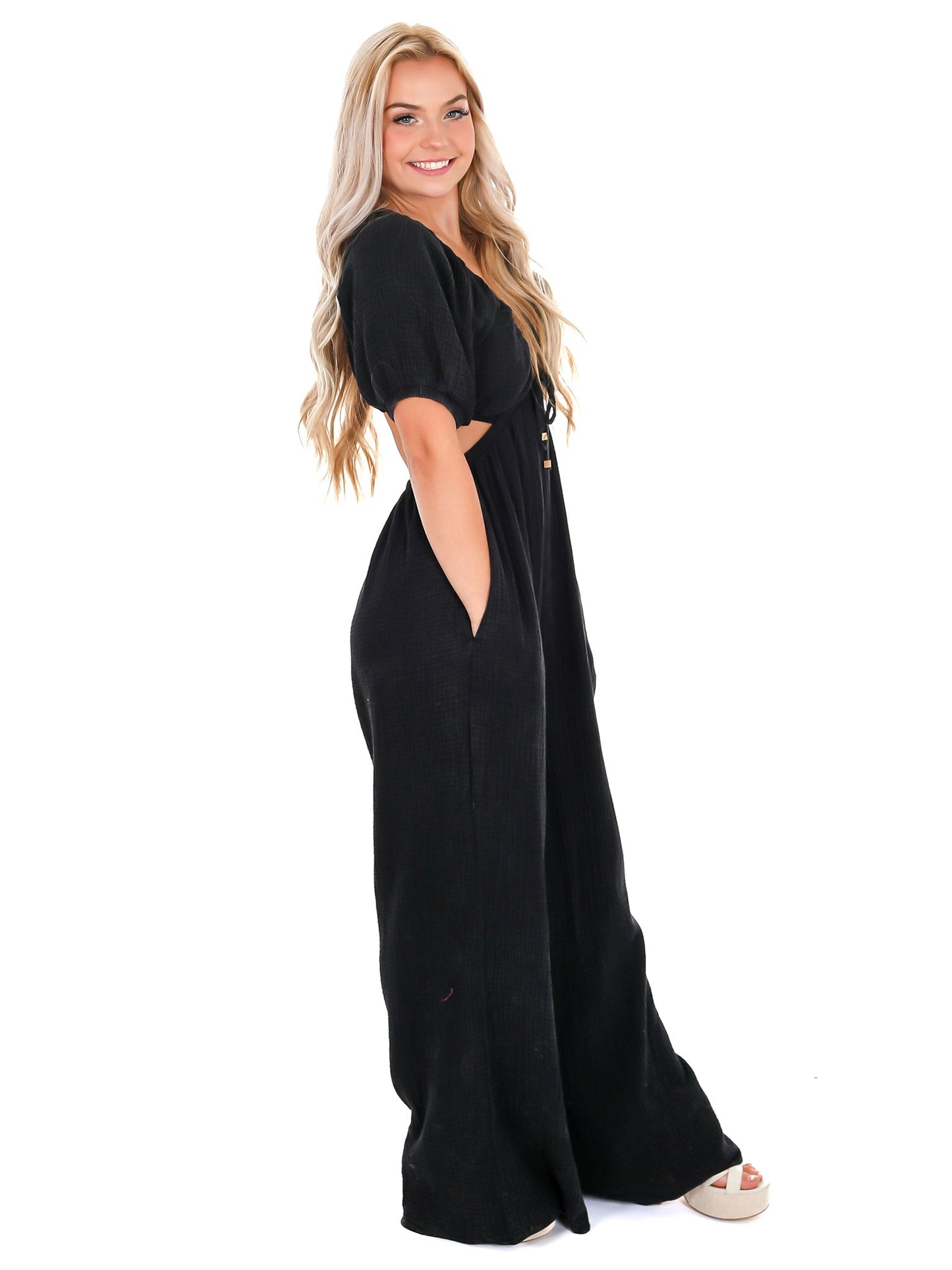 Take Your Chance Cut Out Jumpsuit