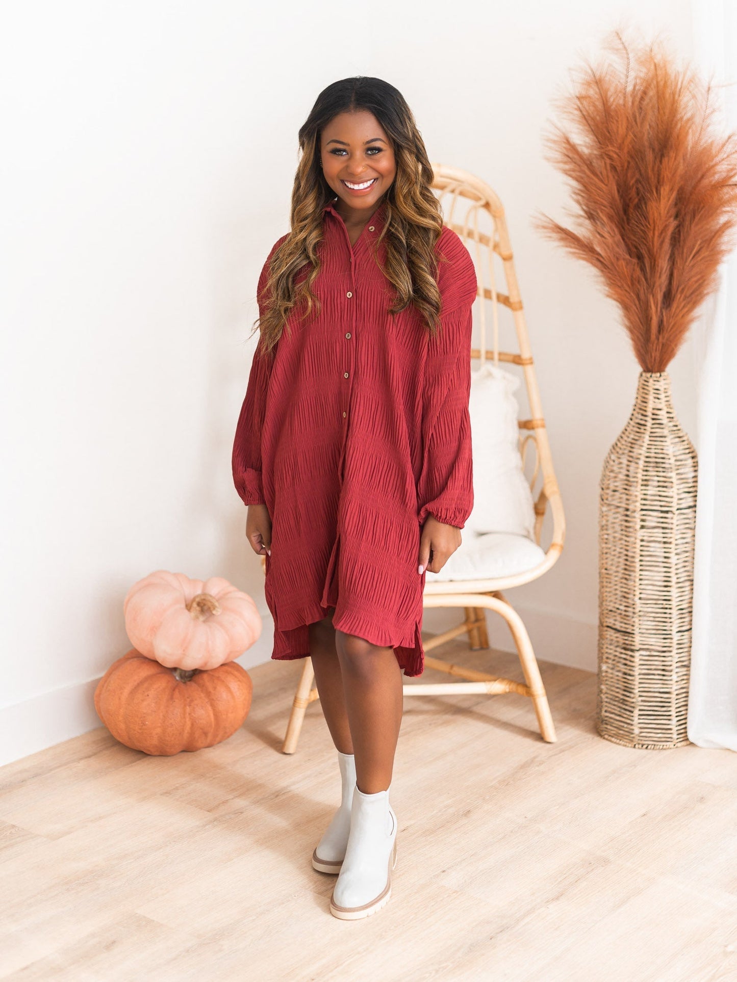 No Limits Shirt Dress