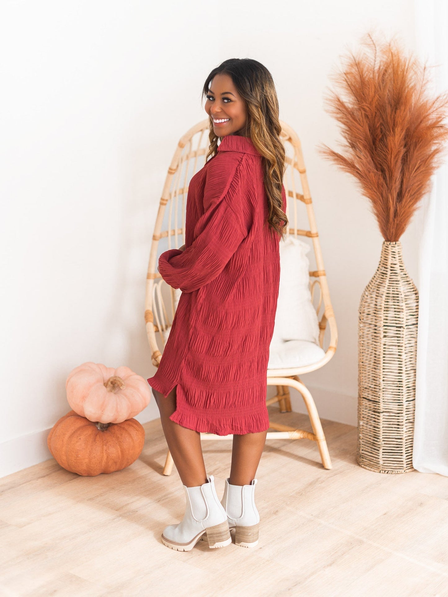 No Limits Shirt Dress