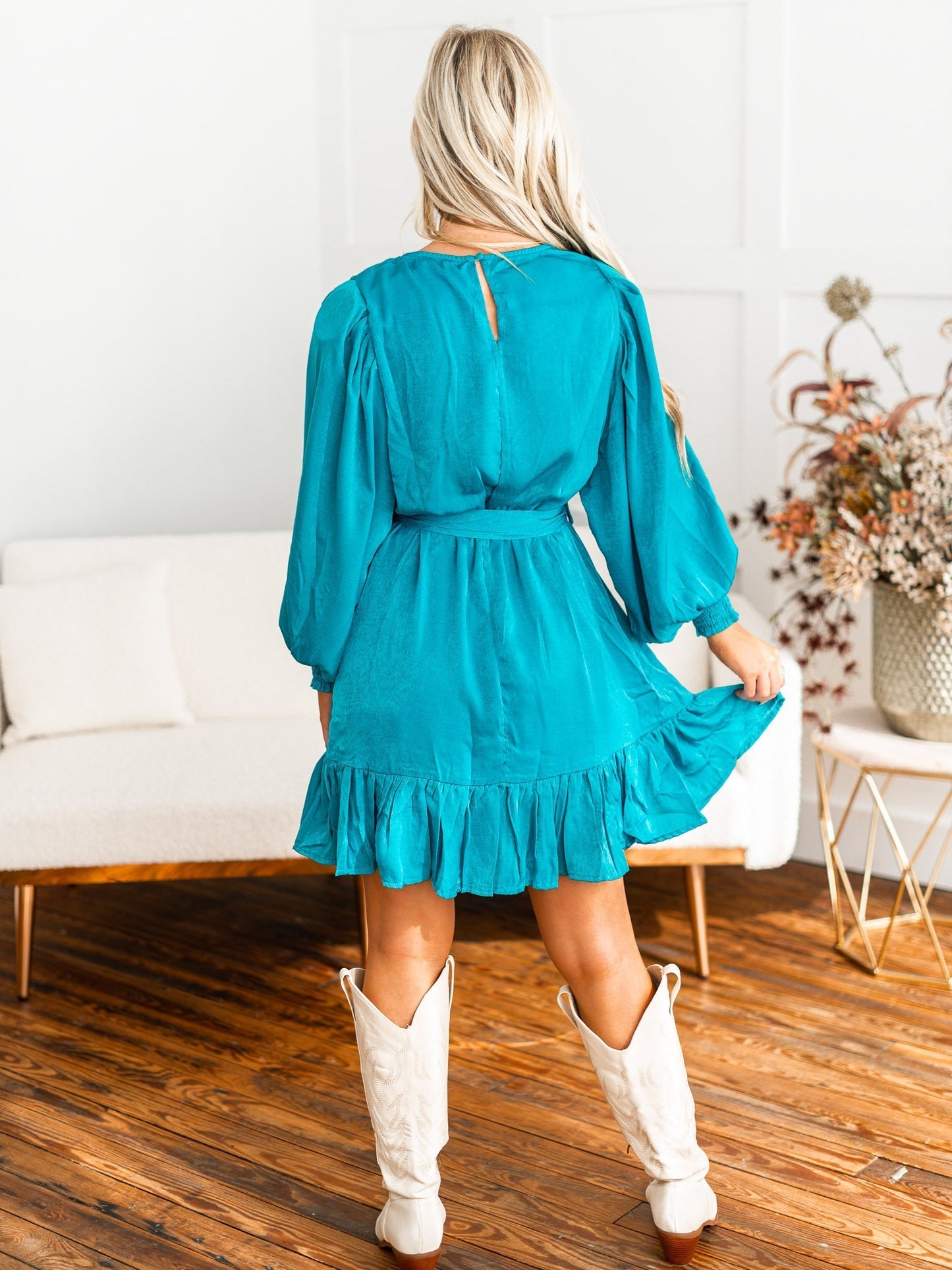 Hope You Remember Satin Dress