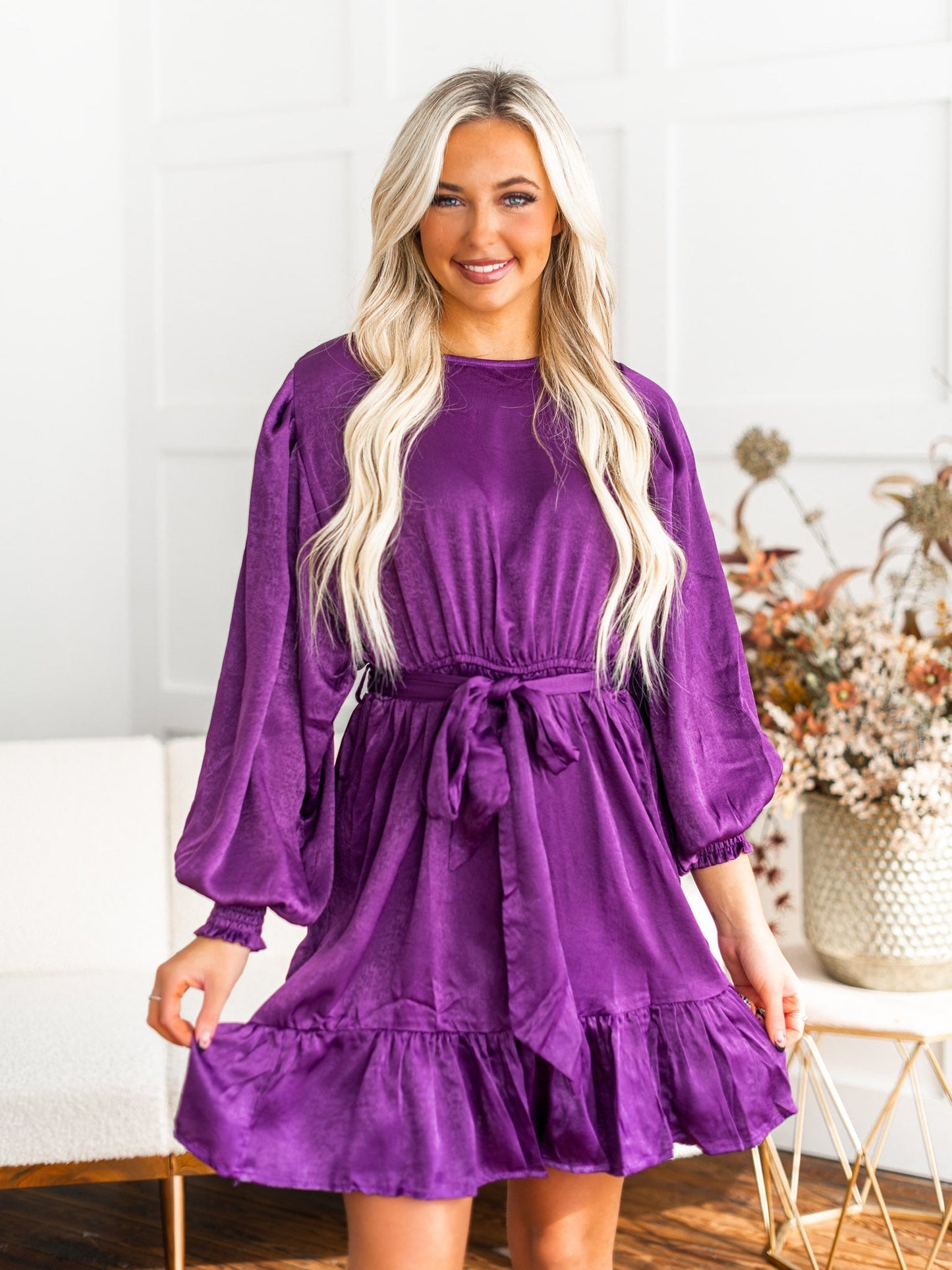 Hope You Remember Satin Dress