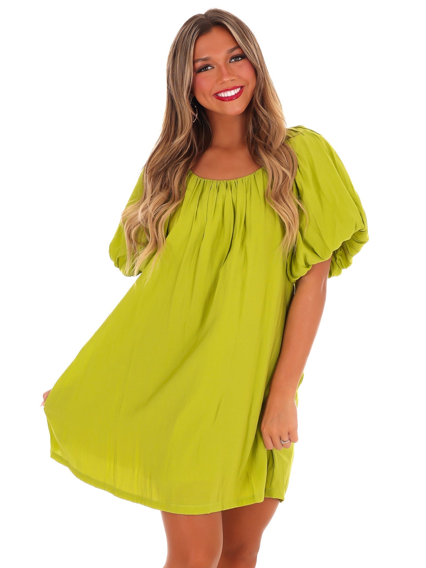 Perfectly Pleated Mini Dress