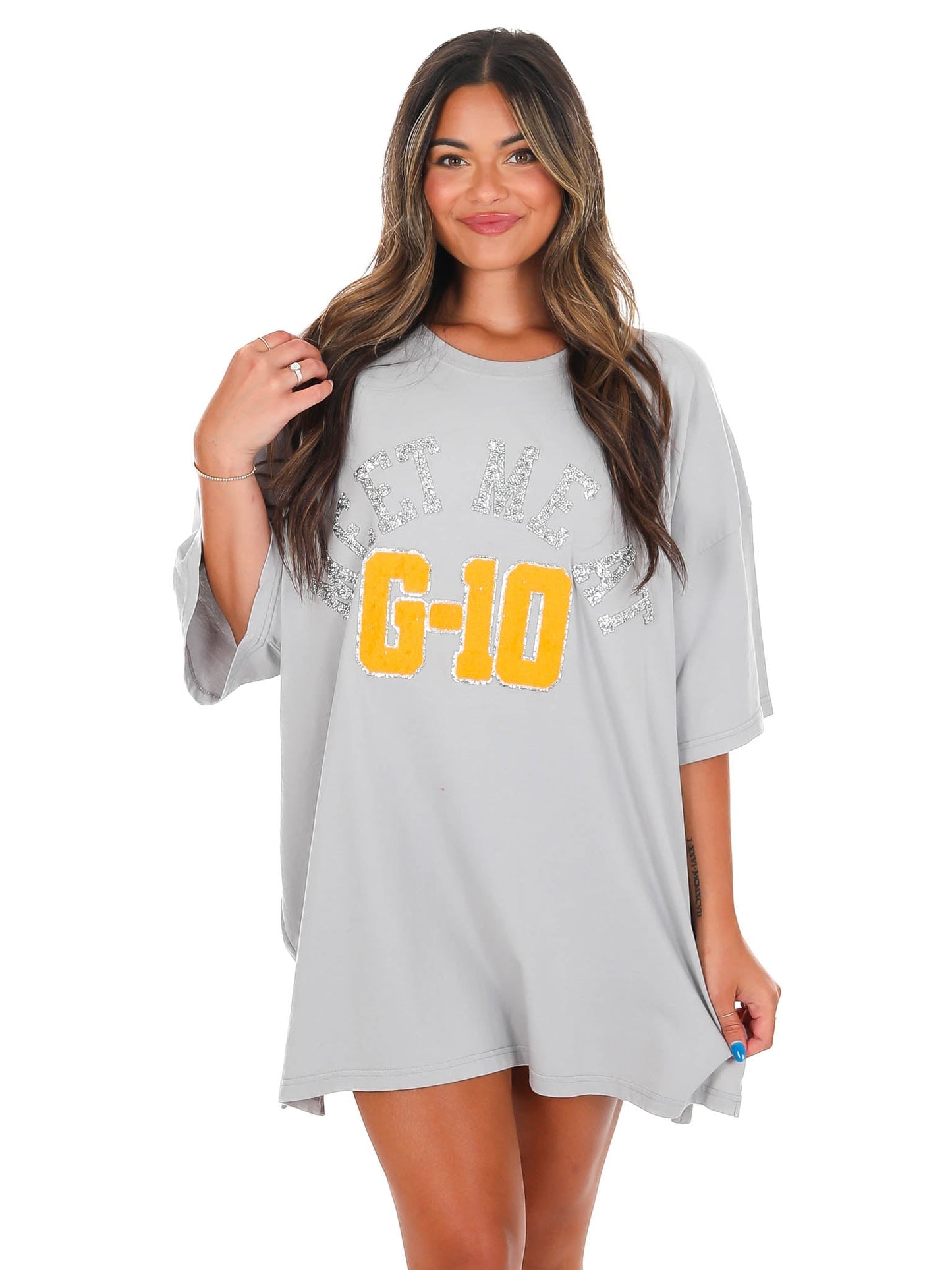 Meet Me at G-10 Oversized Tee