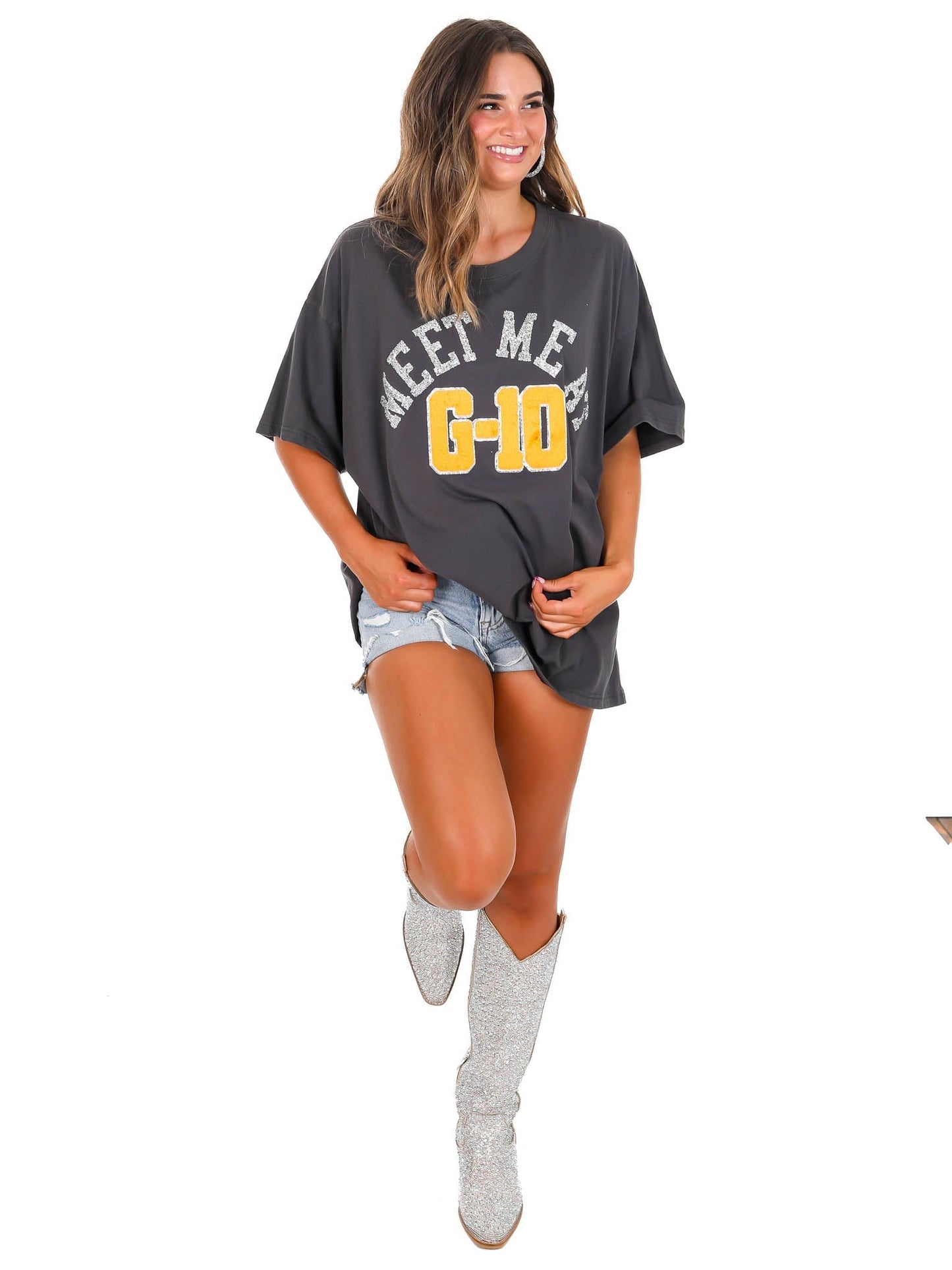 Meet Me at G-10 Oversized Tee