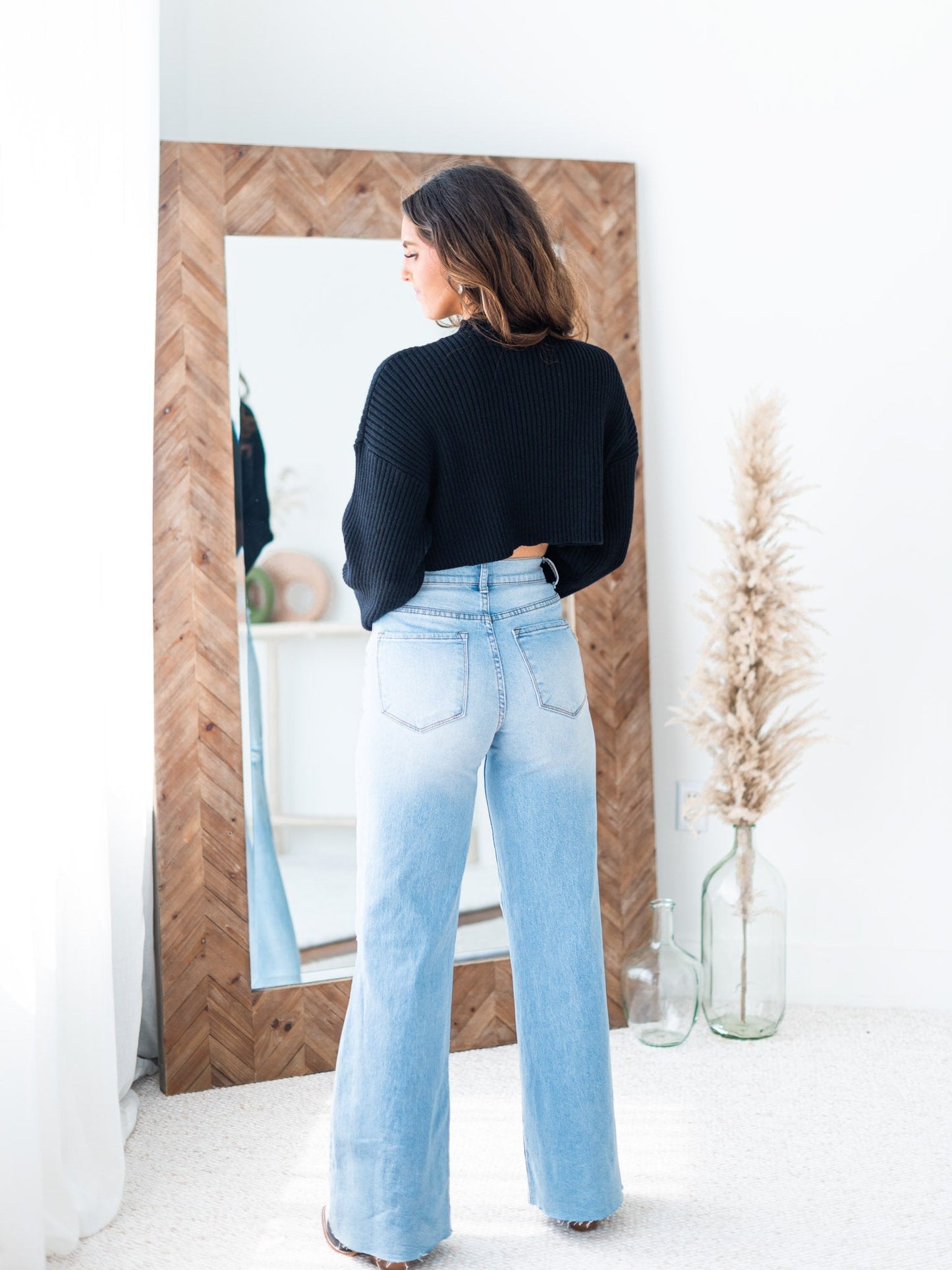 Learn to Love Ribbed Crop Sweater