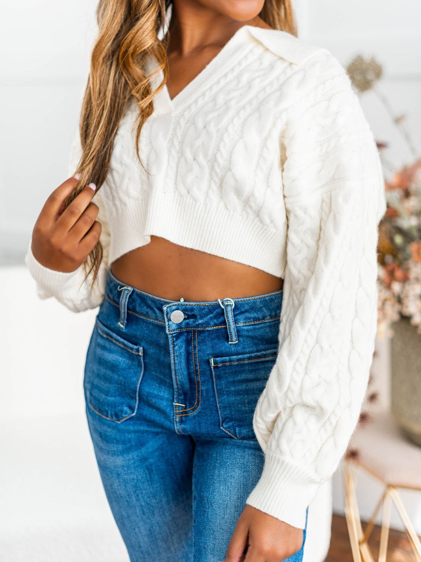 Life That's Good Cropped Sweater
