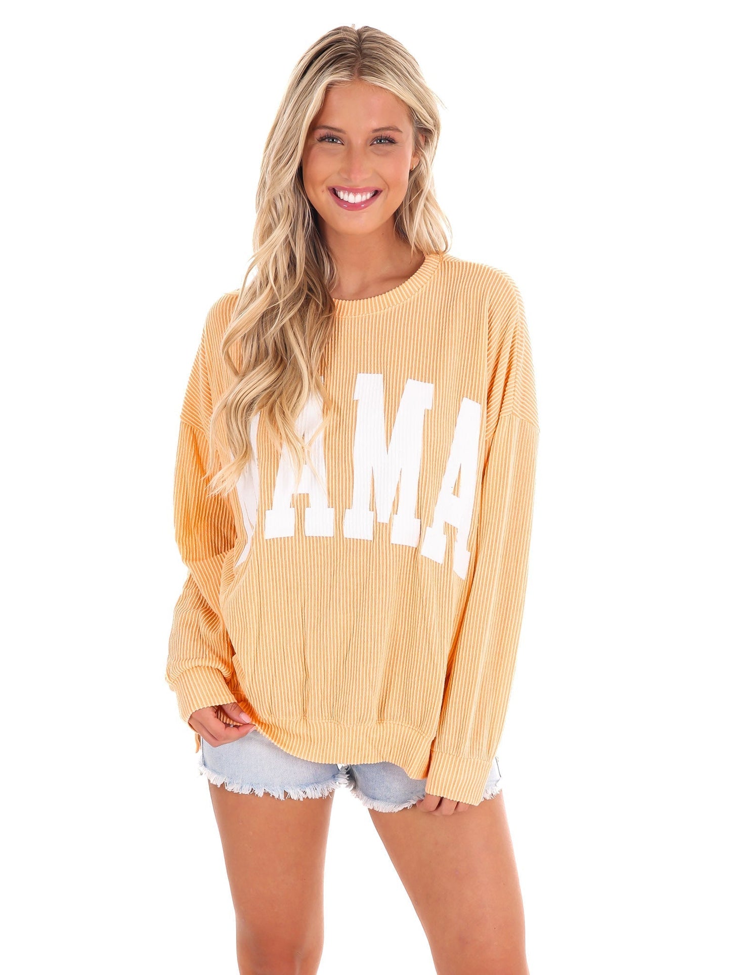 Mama Ribbed Pullover