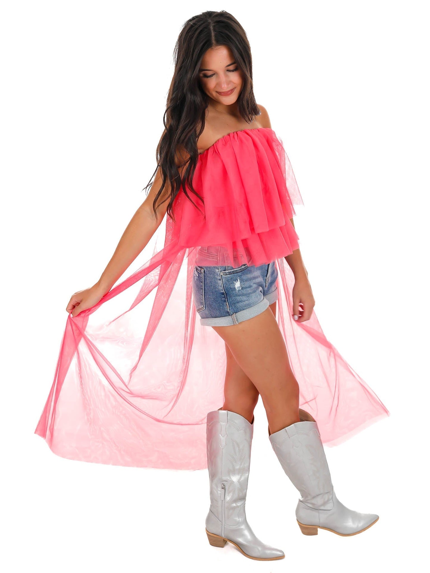 Vision in Tulle Top