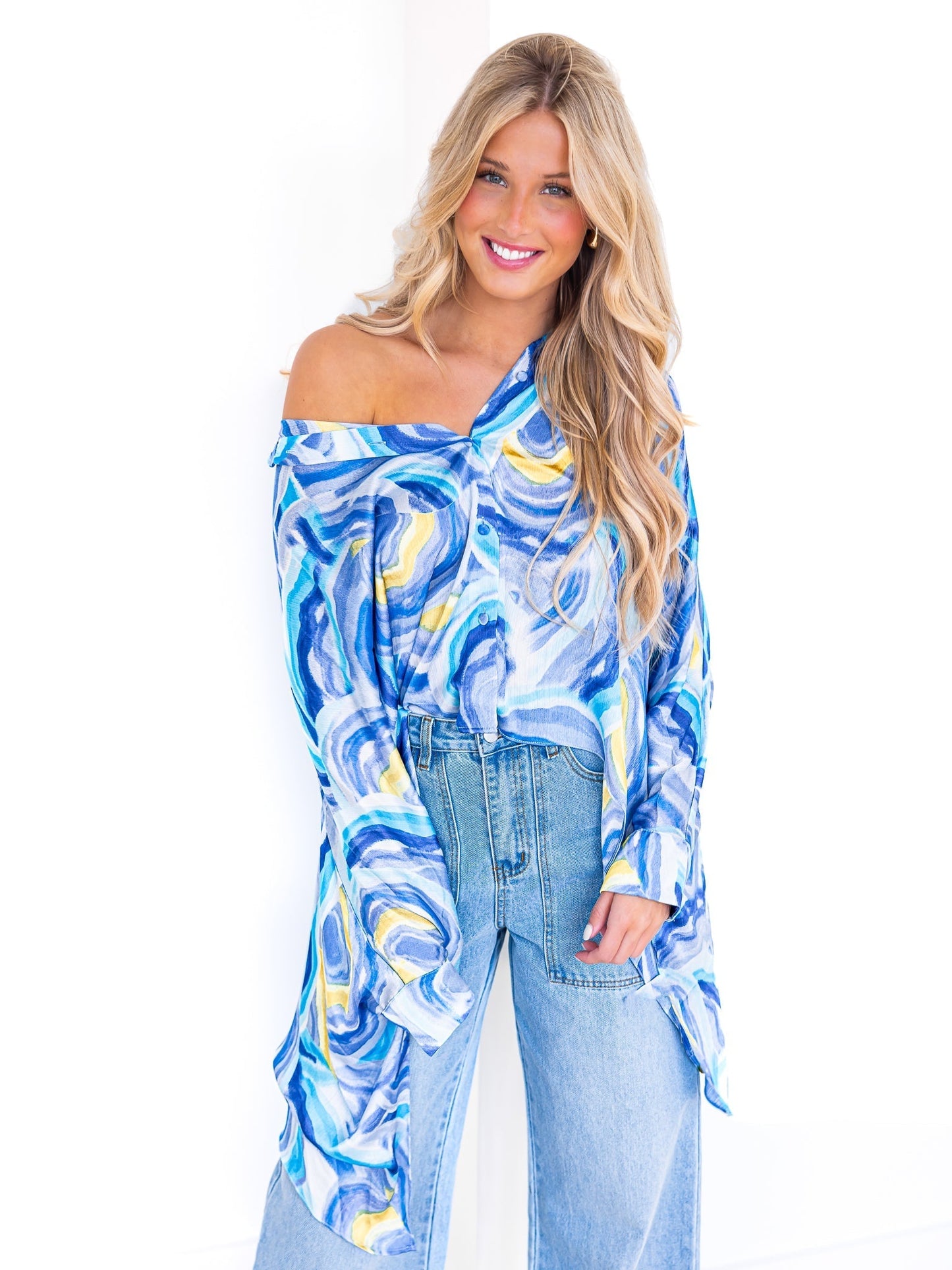 Kiss the Girl Print Top