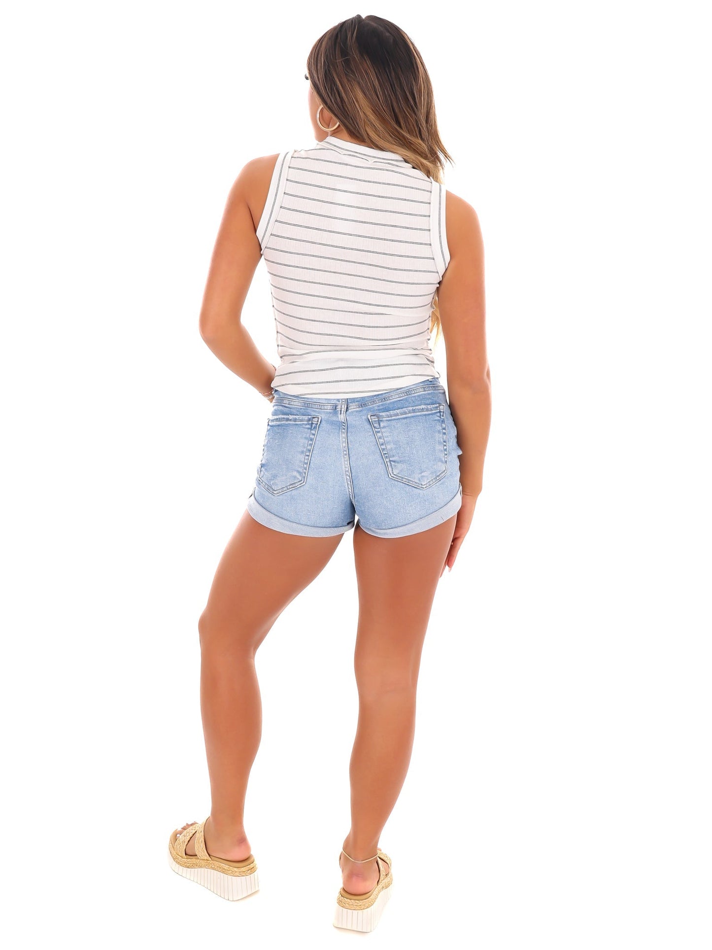 Southern Days Striped Tank Top