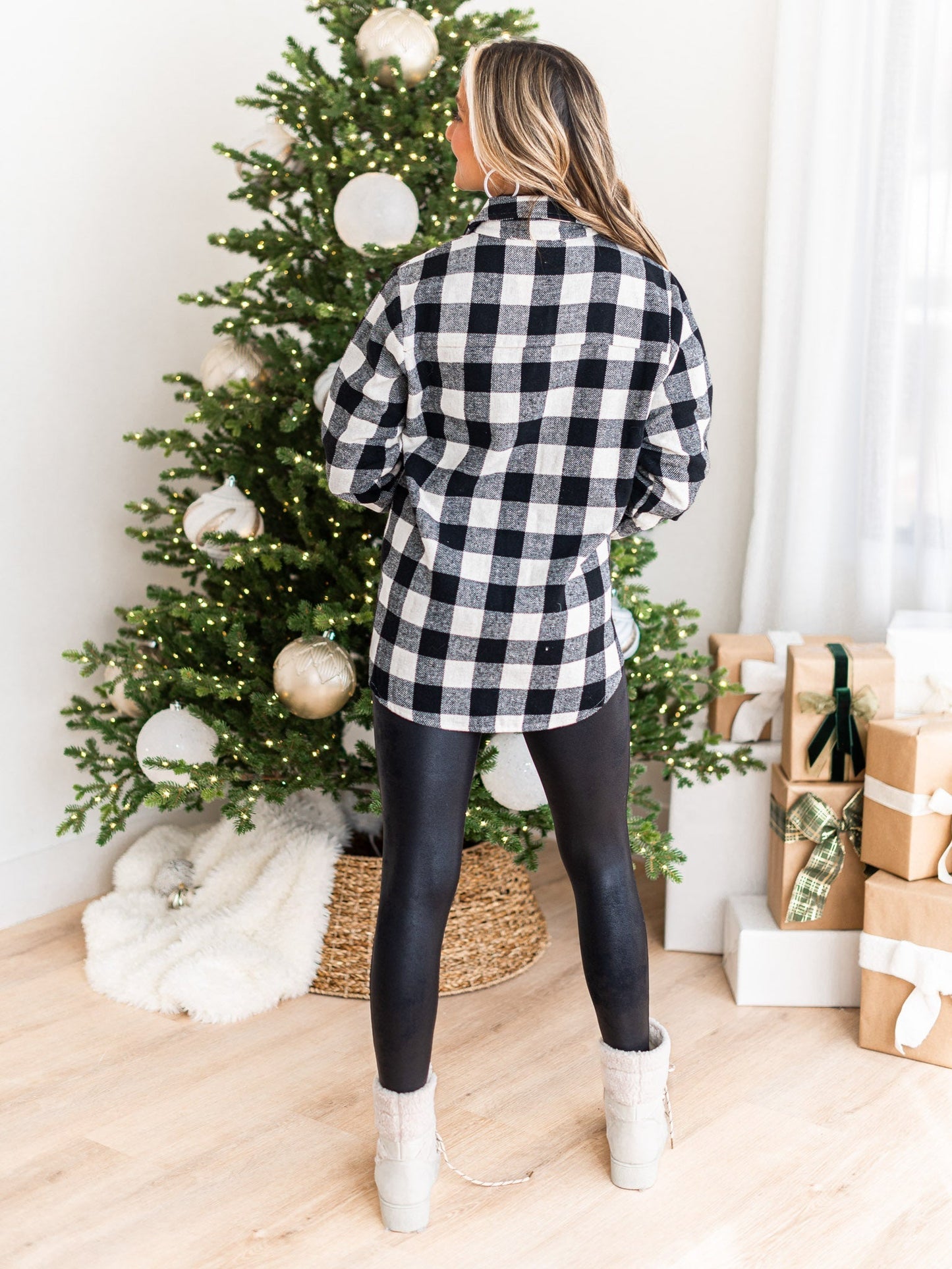 Northern Attitude Plaid Top