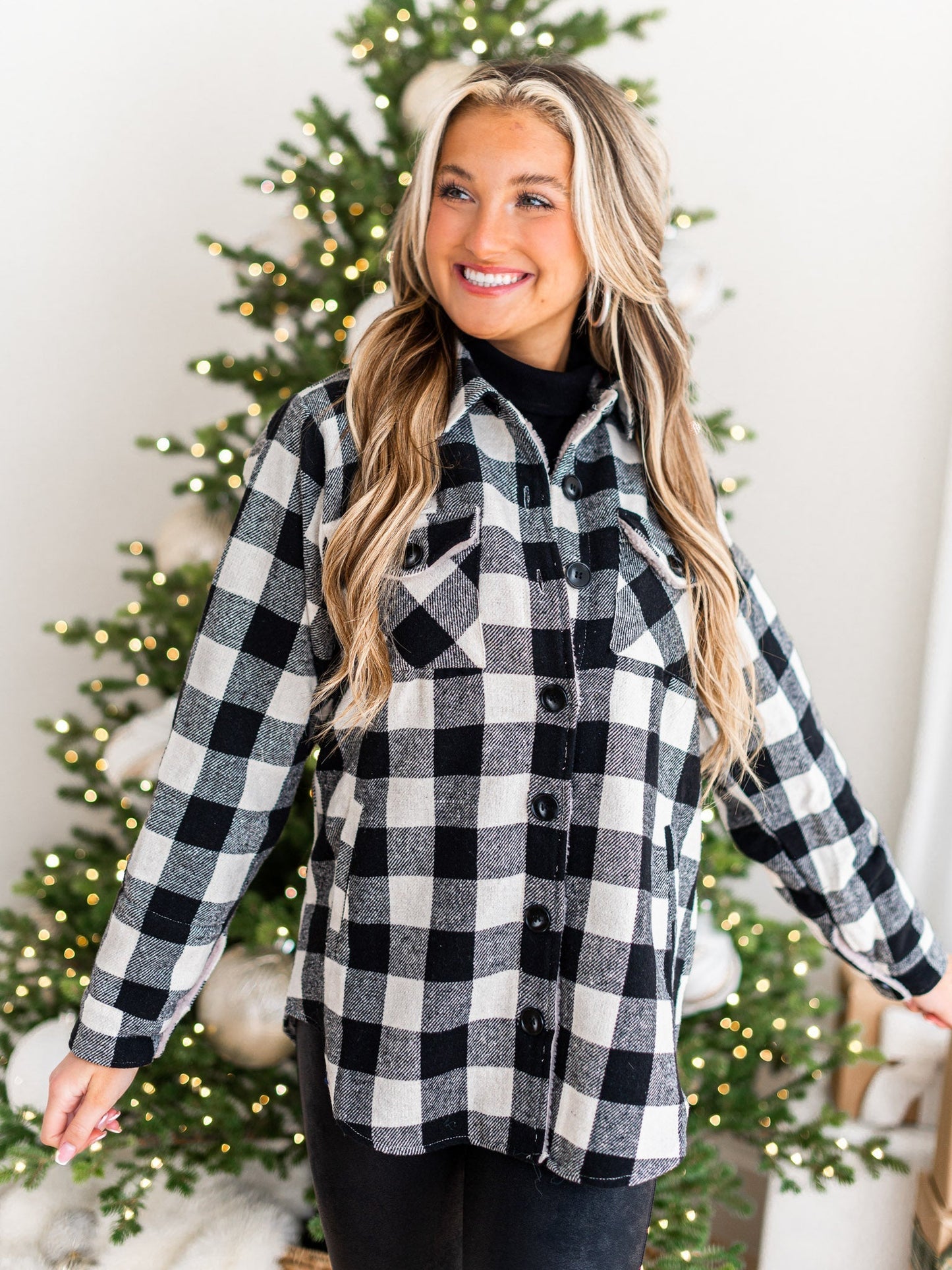 Northern Attitude Plaid Top