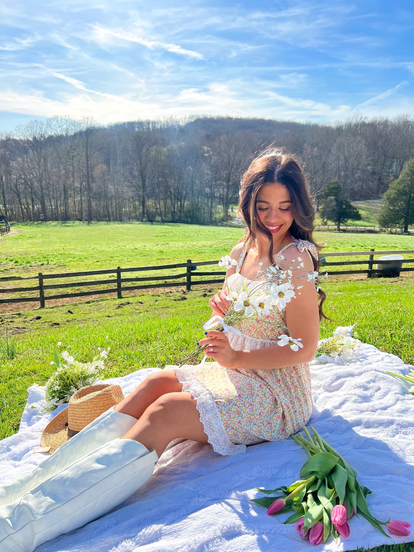 Marking My Time Floral Mini Dress