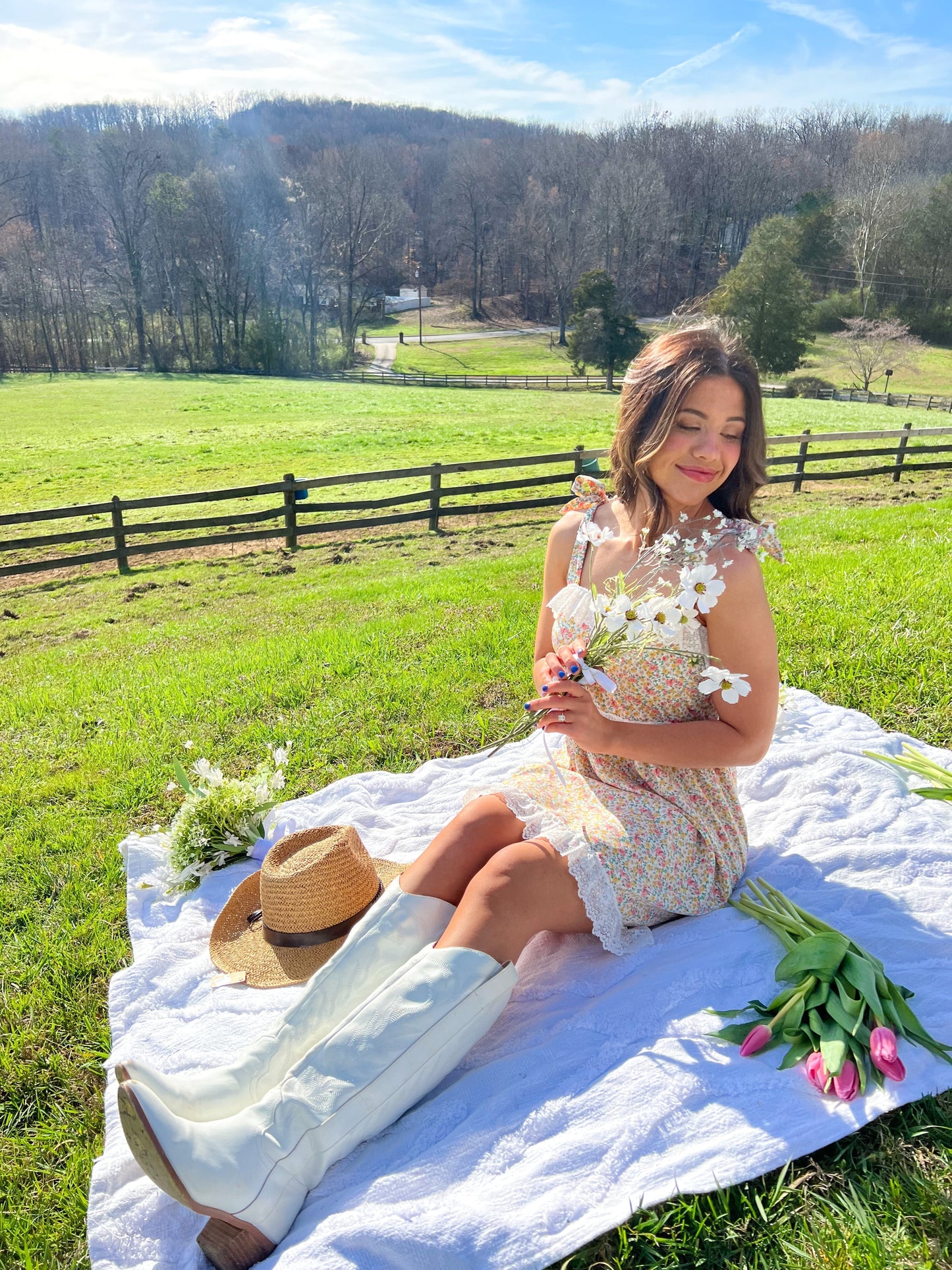 Marking My Time Floral Mini Dress