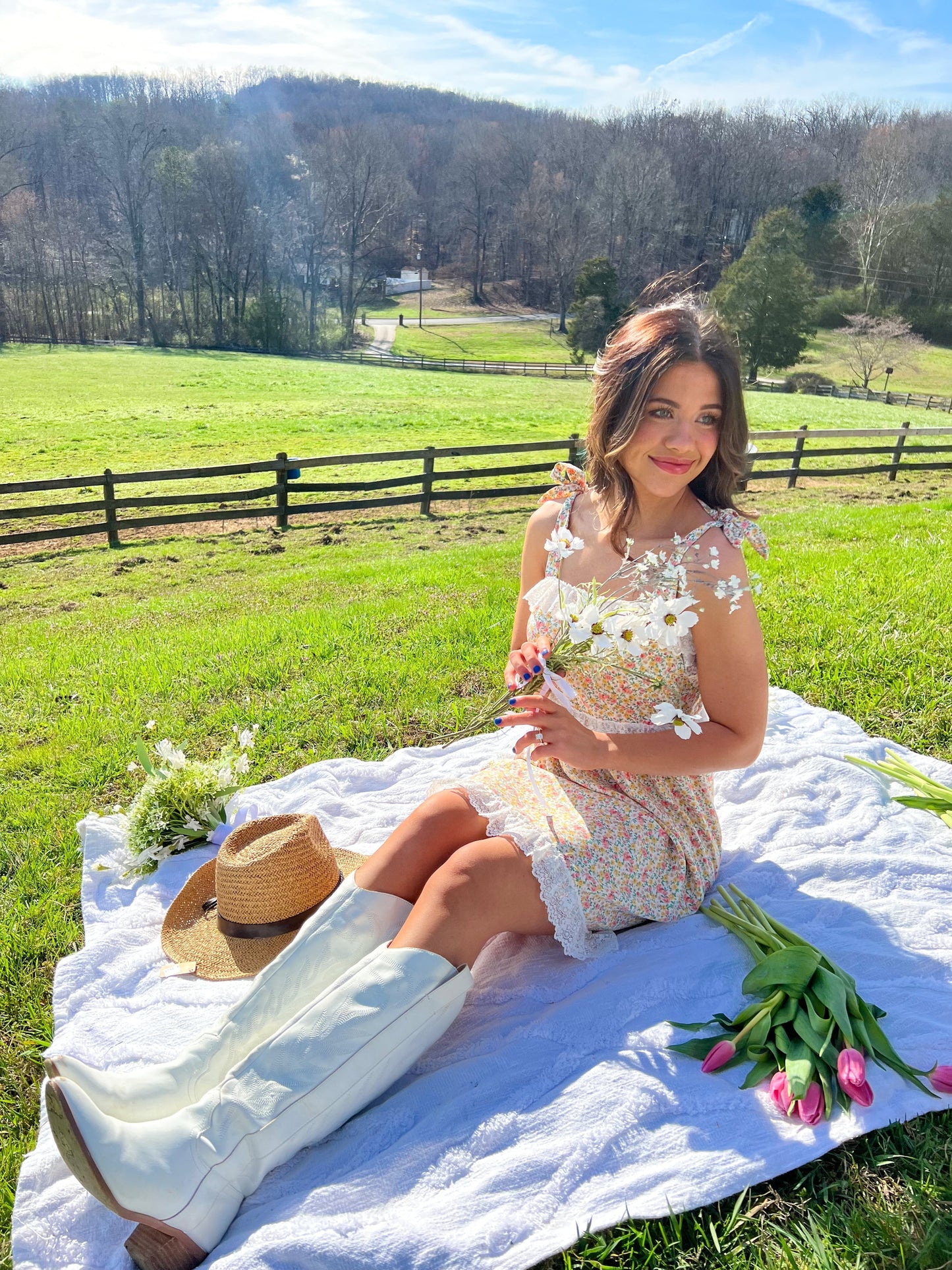 Marking My Time Floral Mini Dress