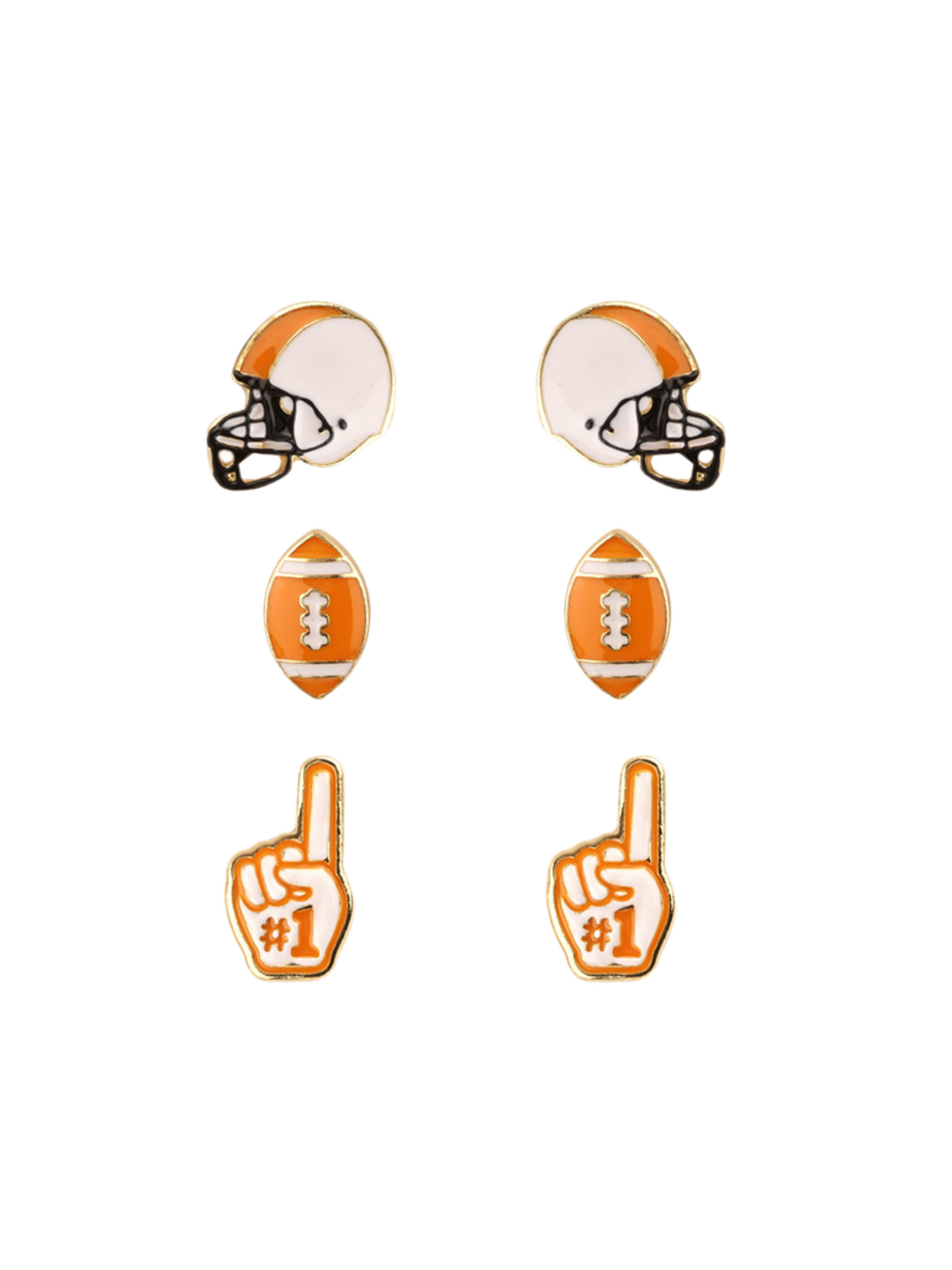 Play the Game 3 Pair Earring Set