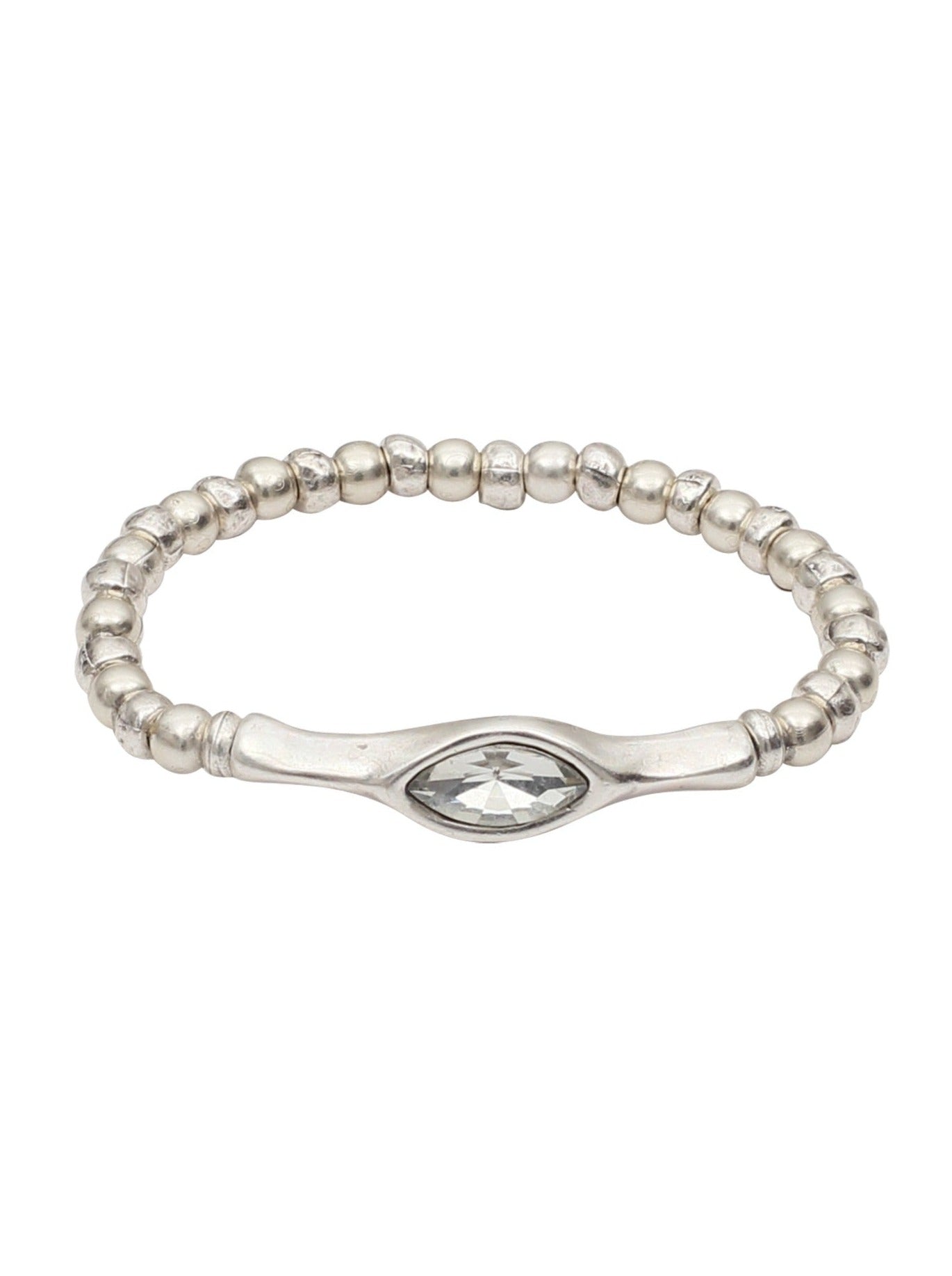 Silver Plated Stretch Bracelet