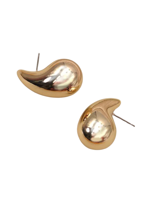 Teardrop Stud Earrings