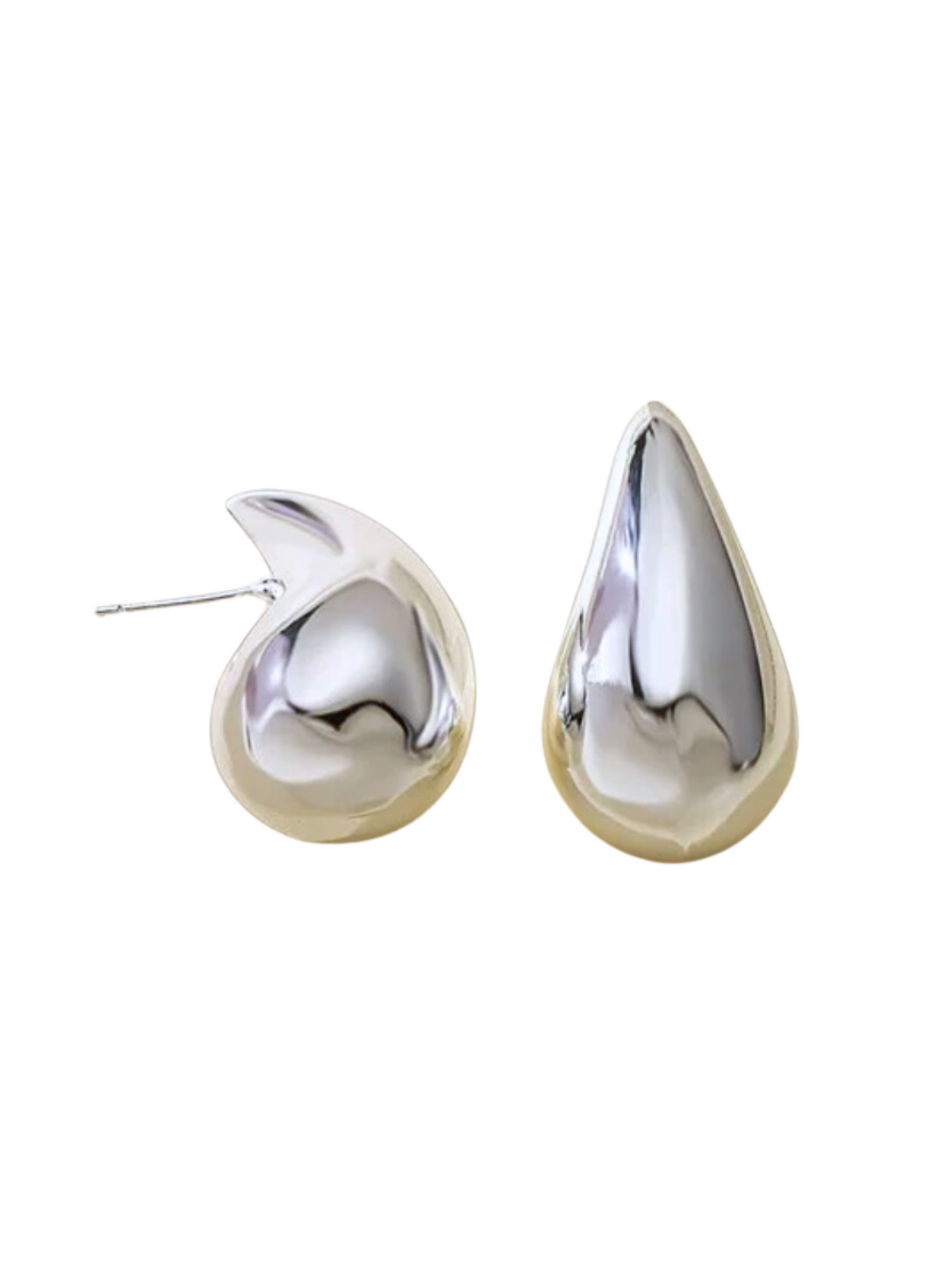 Small Teardrop Stud Earrings