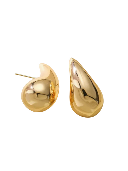 Small Teardrop Stud Earrings