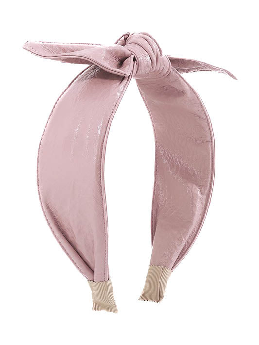 Leather Bowknot Headband