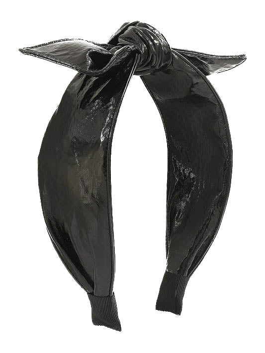 Leather Bowknot Headband