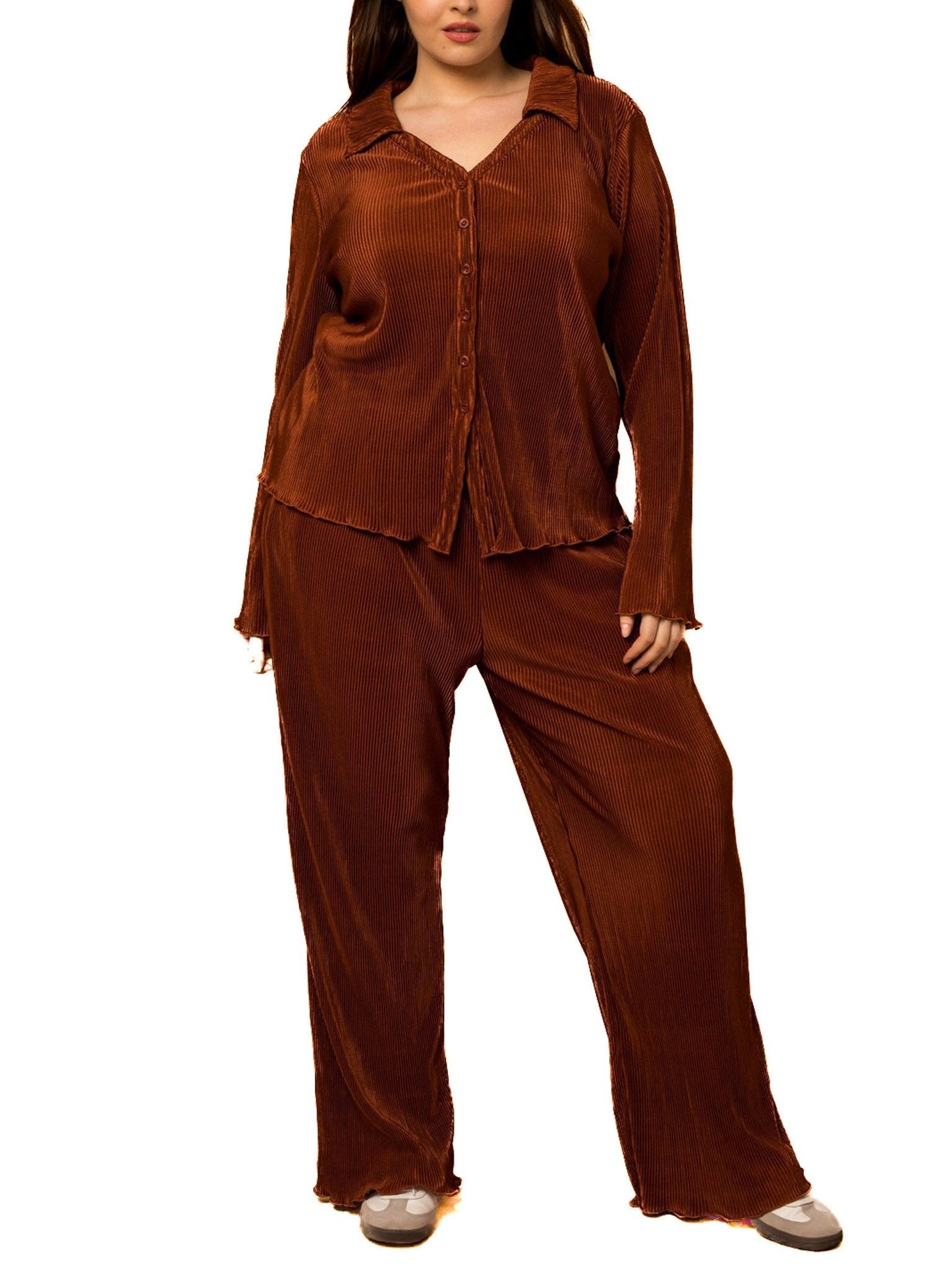Curvy Missed Your Chance Two Piece Set