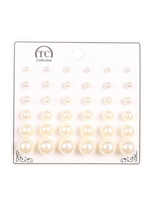 Pearl Stud Assorted Earrings
