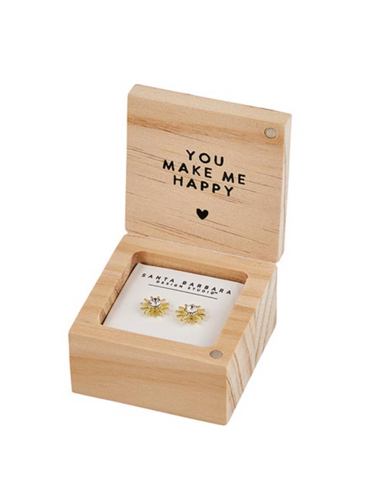 Sunshine Treasure Box Earrings