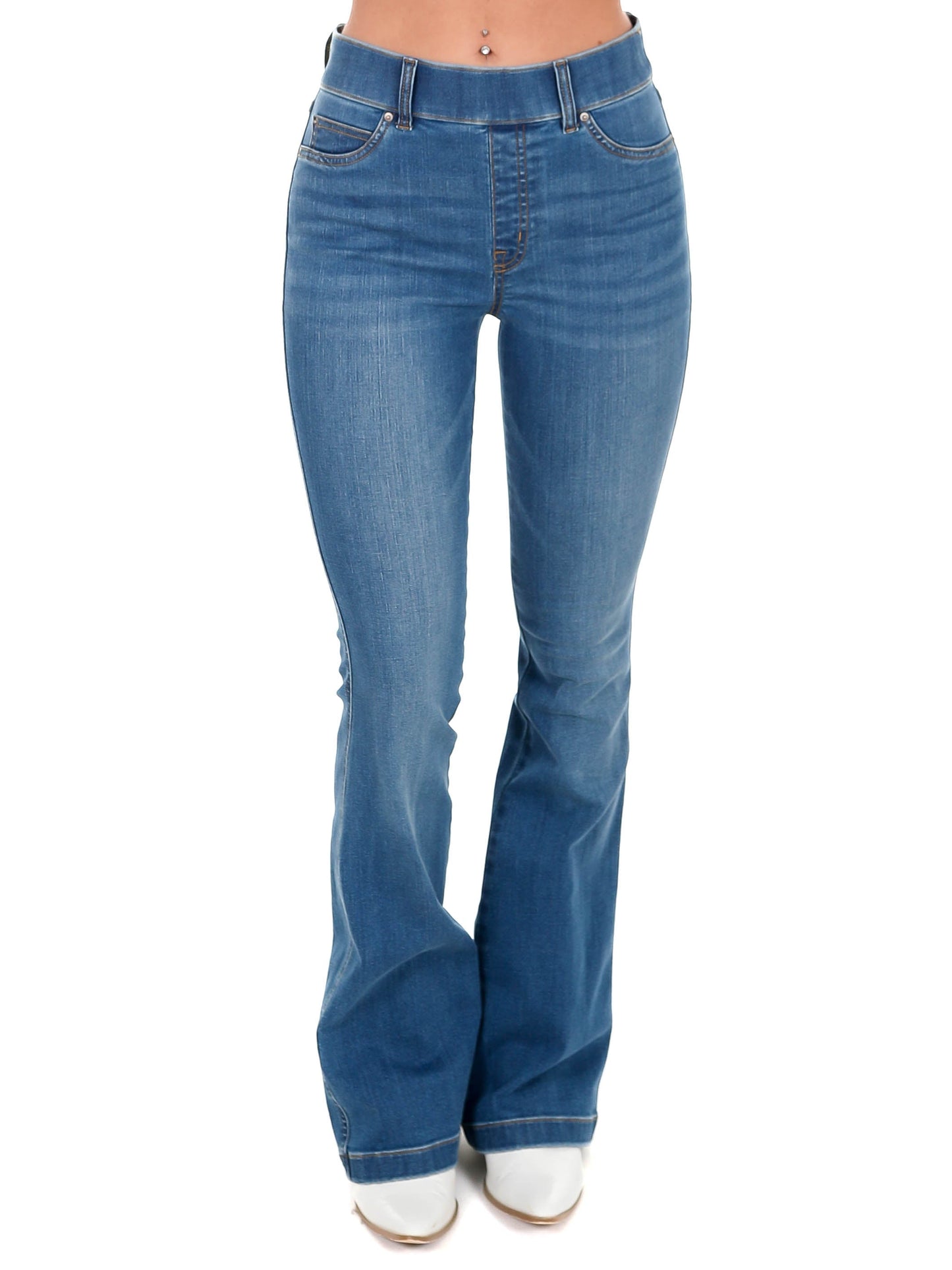 Spanx Vintage Indigo Flare Jeans