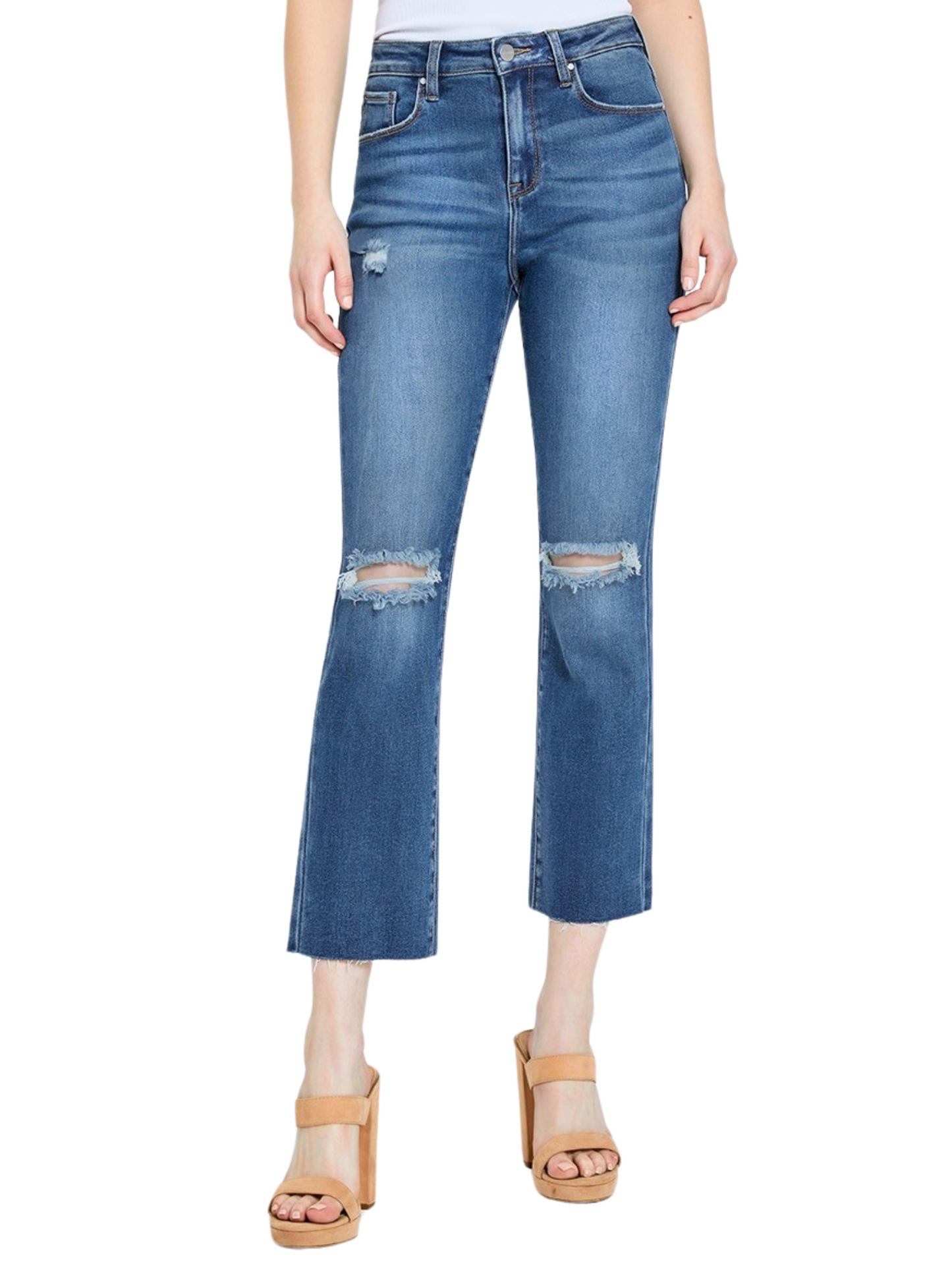 Raised Like That High Rise Ankle Jeans