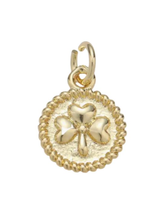 Mini Clover Coin Charm