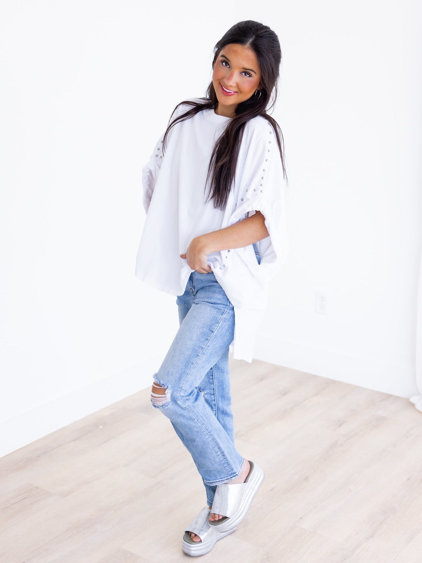 Right Now Studded Top