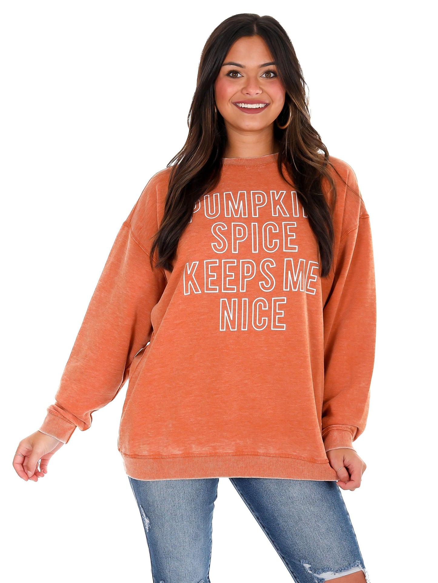 Pumpkin Spice Keeps Me Nice Sweatshirt