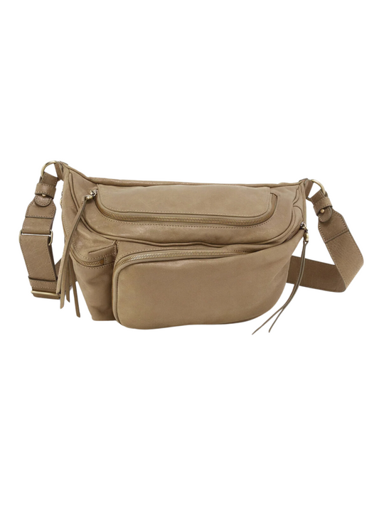 Hobo Metallic Leather Via Belt Bag