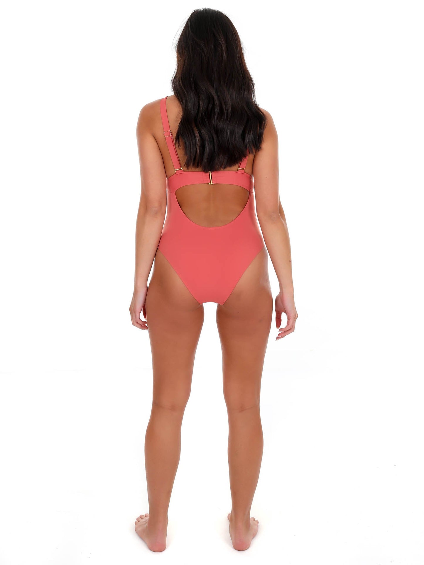 Montego Bay Orange Peach One Piece Swimsuit