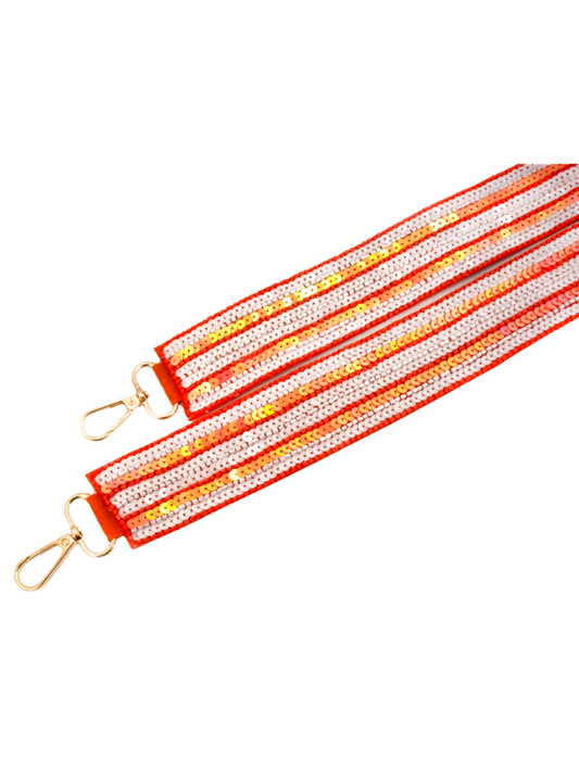 Sequin Stripes Bag Strap