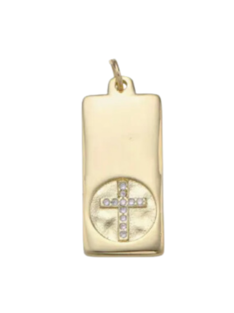Cross Tag Charm