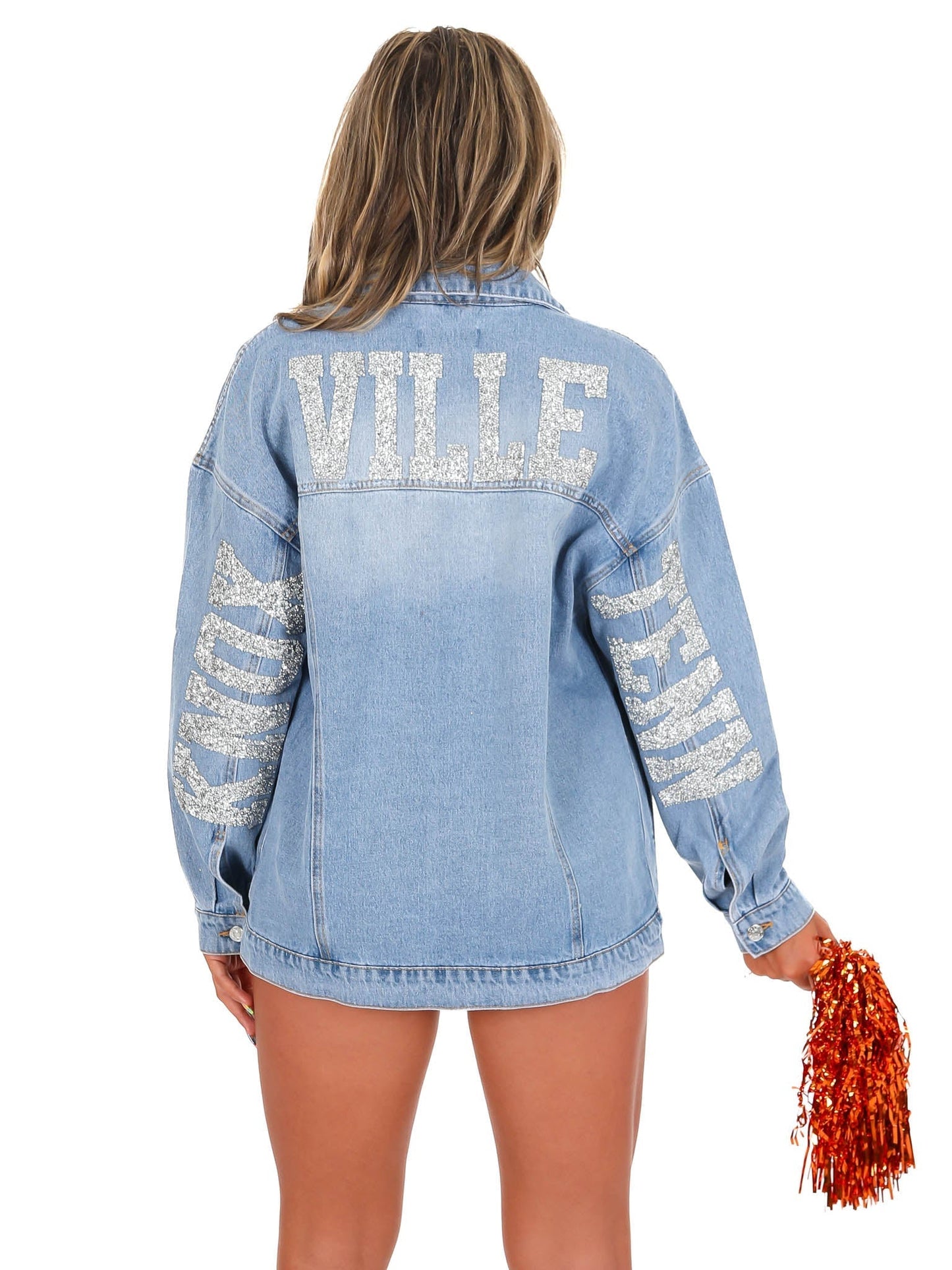 Rhinestone Knoxville Tenn Denim Jacket