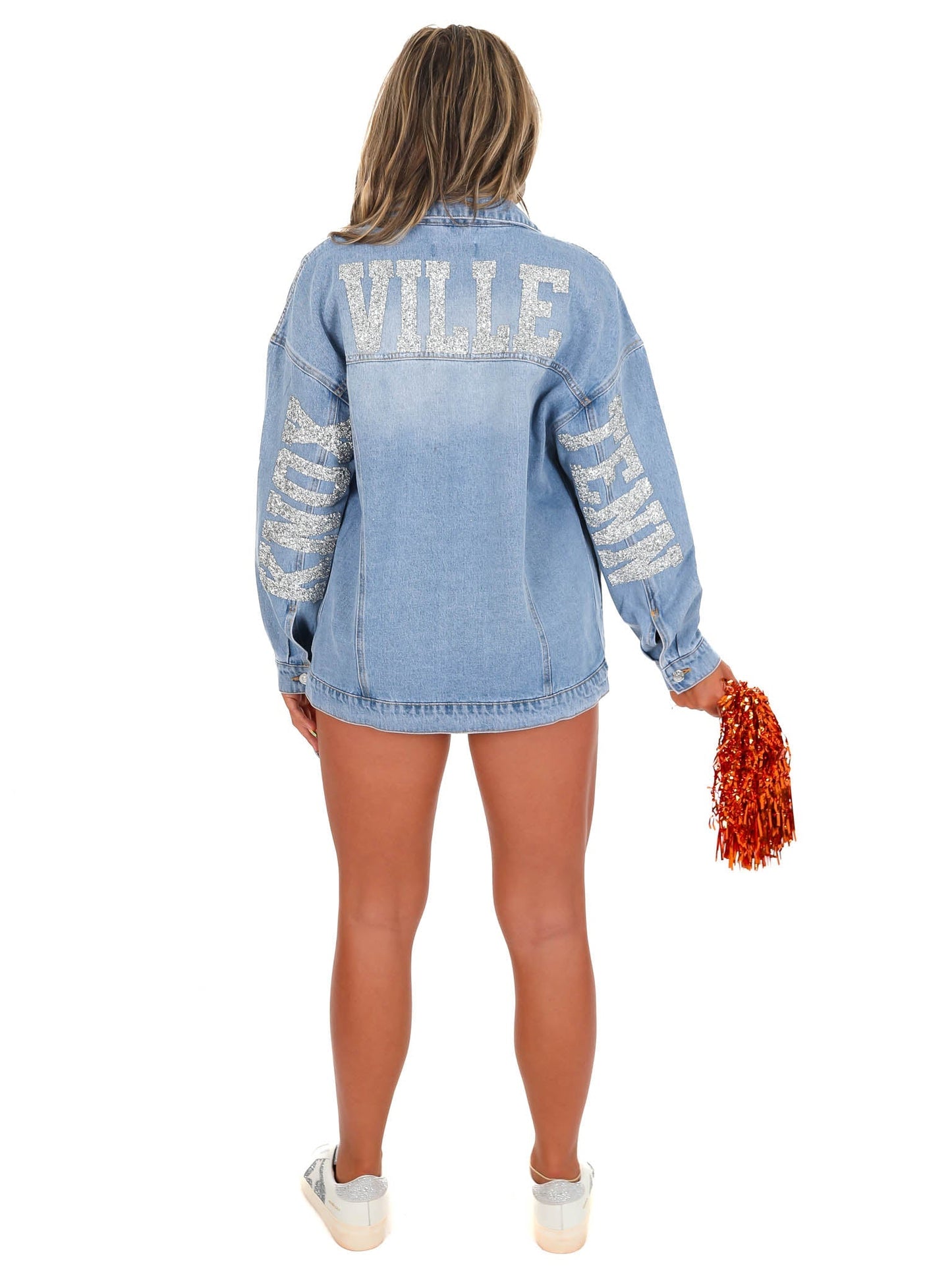 Rhinestone Knoxville Tenn Denim Jacket